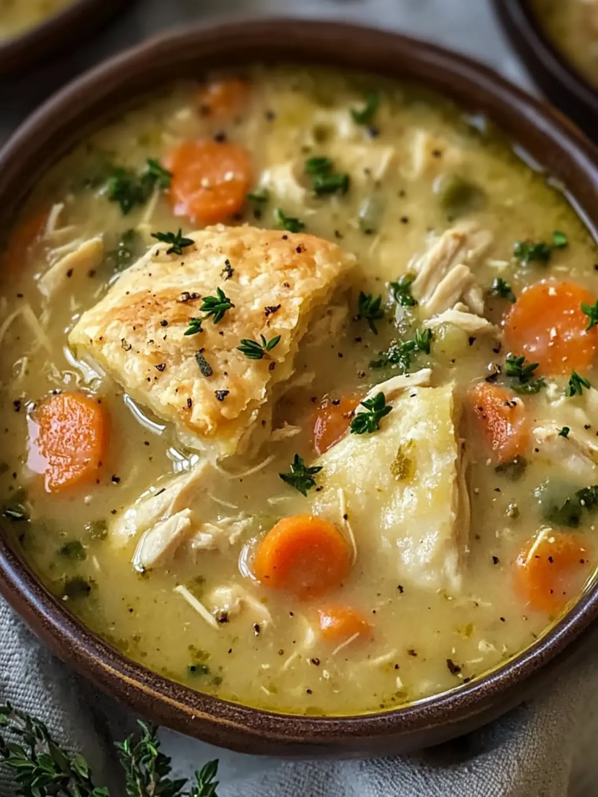 High Protein Chicken Pot Pie Soup: Comfort in Every Spoonful 4 High Protein Chicken Pot Pie Soup