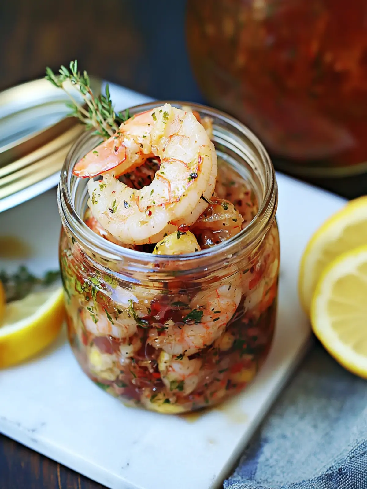 Savory Louisiana Pickled Shrimp In a Jar for Easy Entertaining 3 Louisiana Pickled Shrimp In a Jar