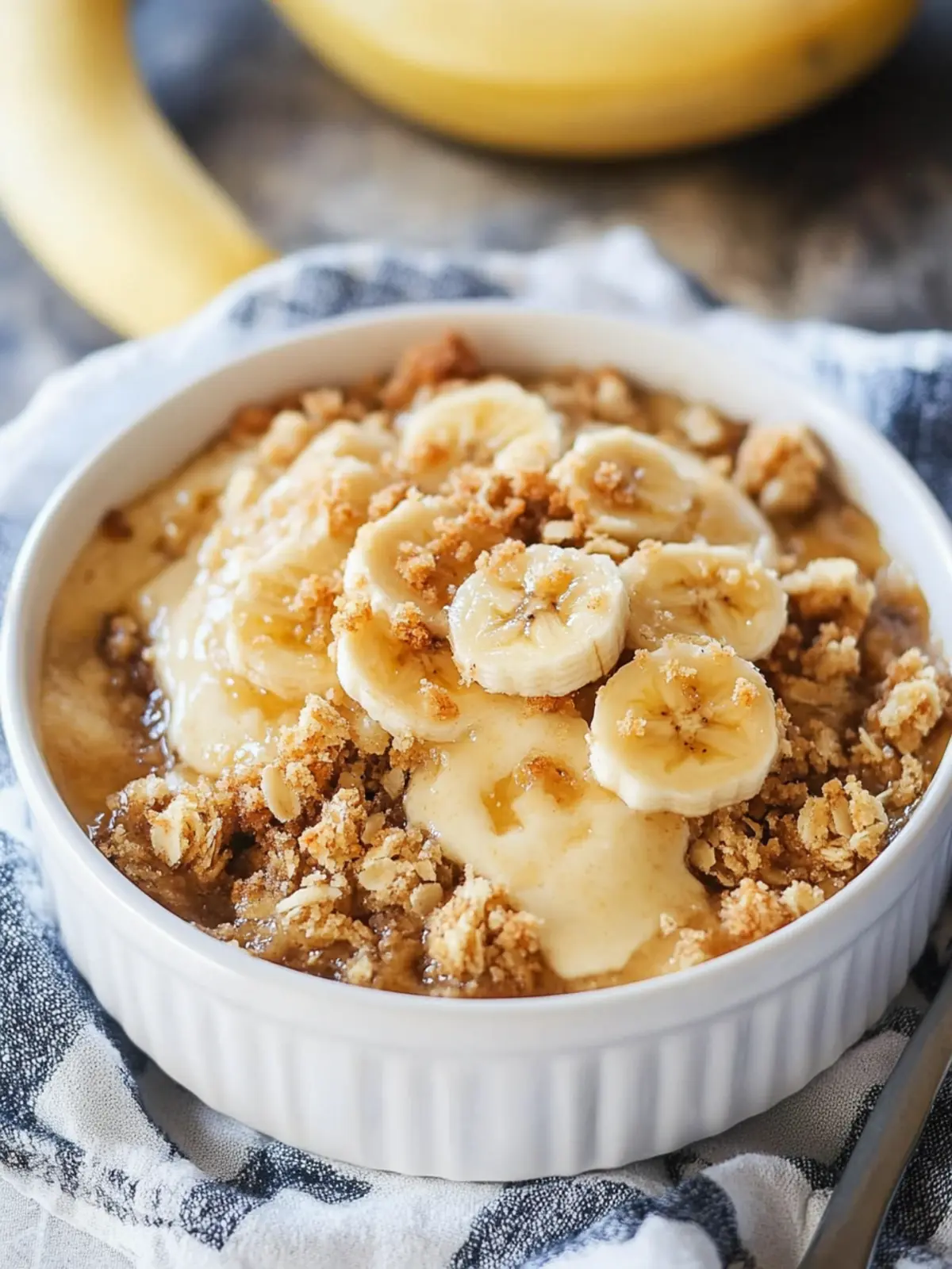 Warm and Cozy Banana Crumble for Your Sweet Tooth Delight 3 Banana Crumble