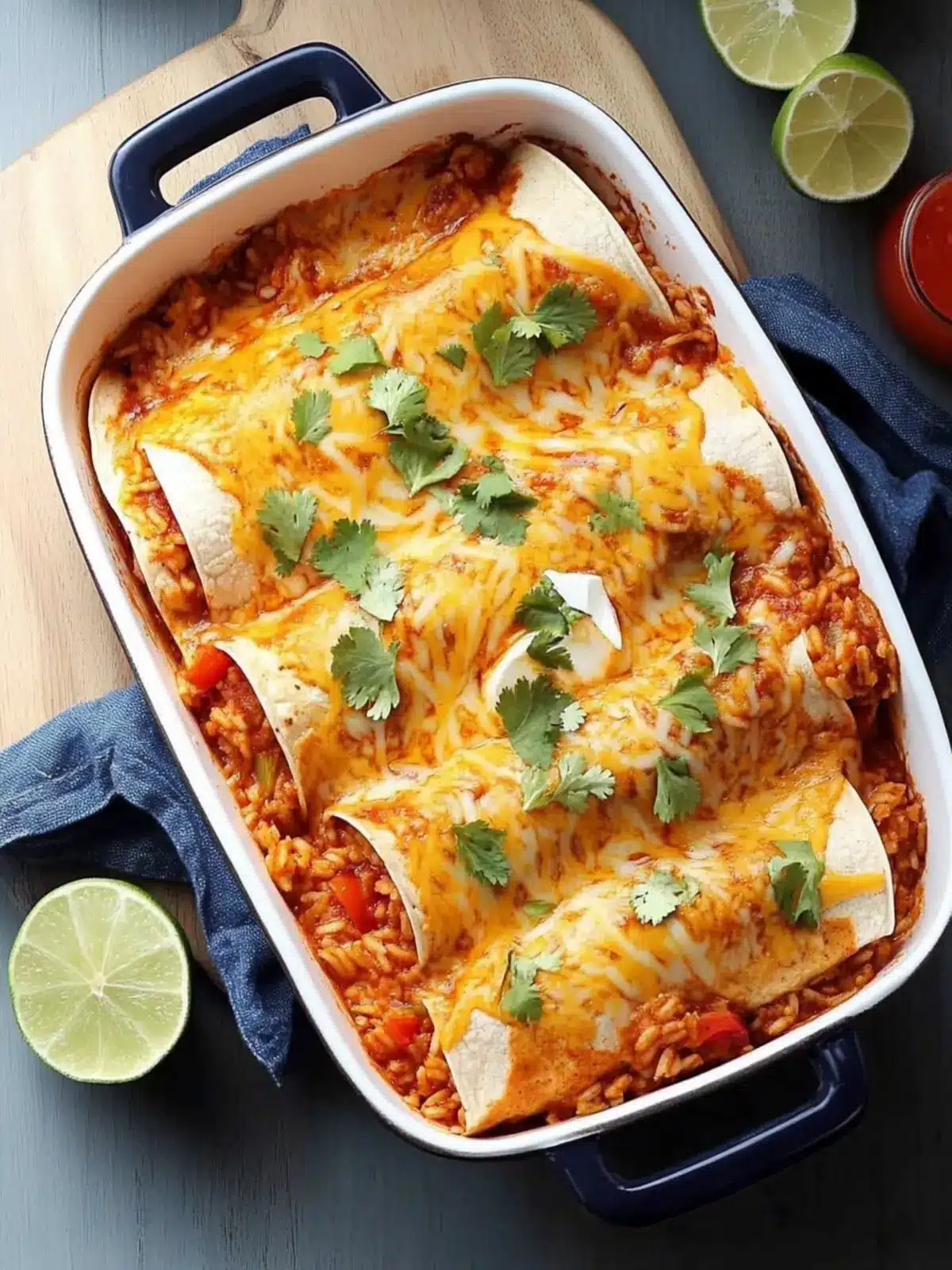 Beef and Rice Enchiladas: A Cozy Homemade Delight 5 Beef and Rice Enchiladas