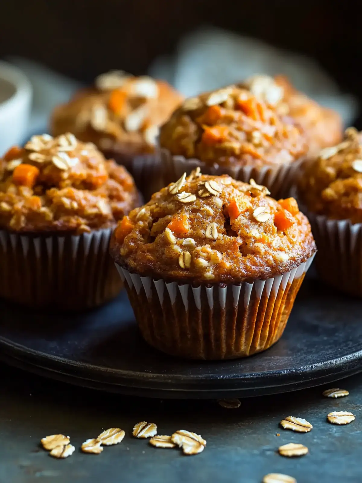Carrot Oatmeal Muffins: Wholesome Flavor in One Bowl 2 Carrot Oatmeal Muffins