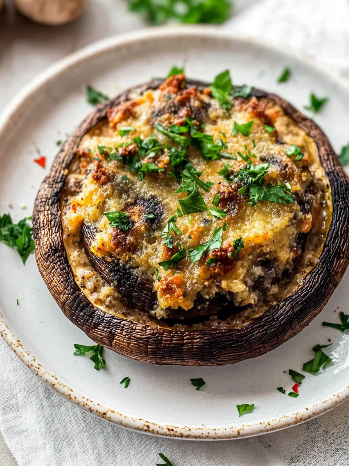 Mediterranean Stuffed Portobello Mushrooms for Easy Elegance 2 Mediterranean Stuffed Portobello Mushrooms