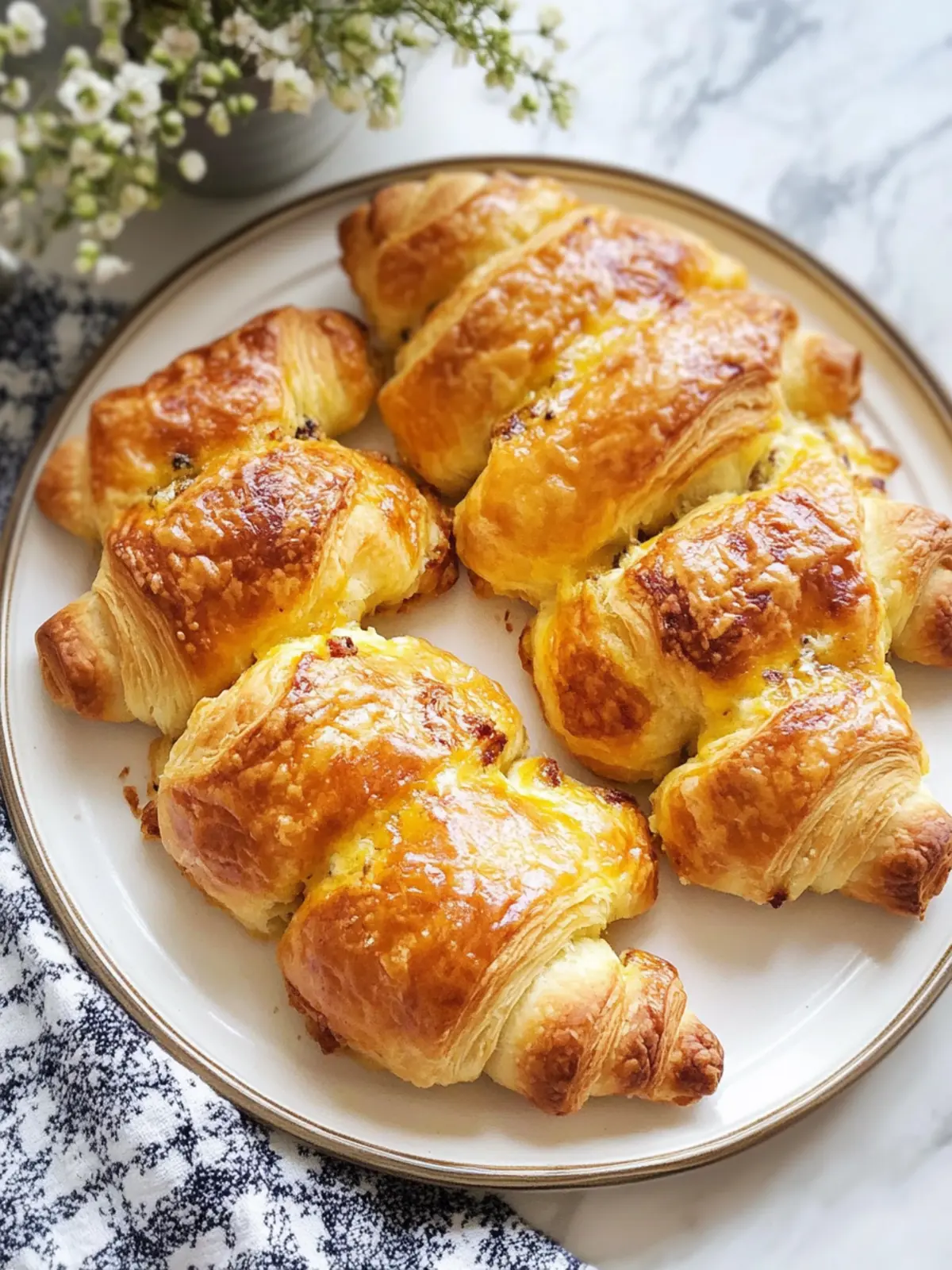 Crescent Roll Breakfast Casserole: Quick & Delicious Brunch! 5 Crescent Roll Breakfast
