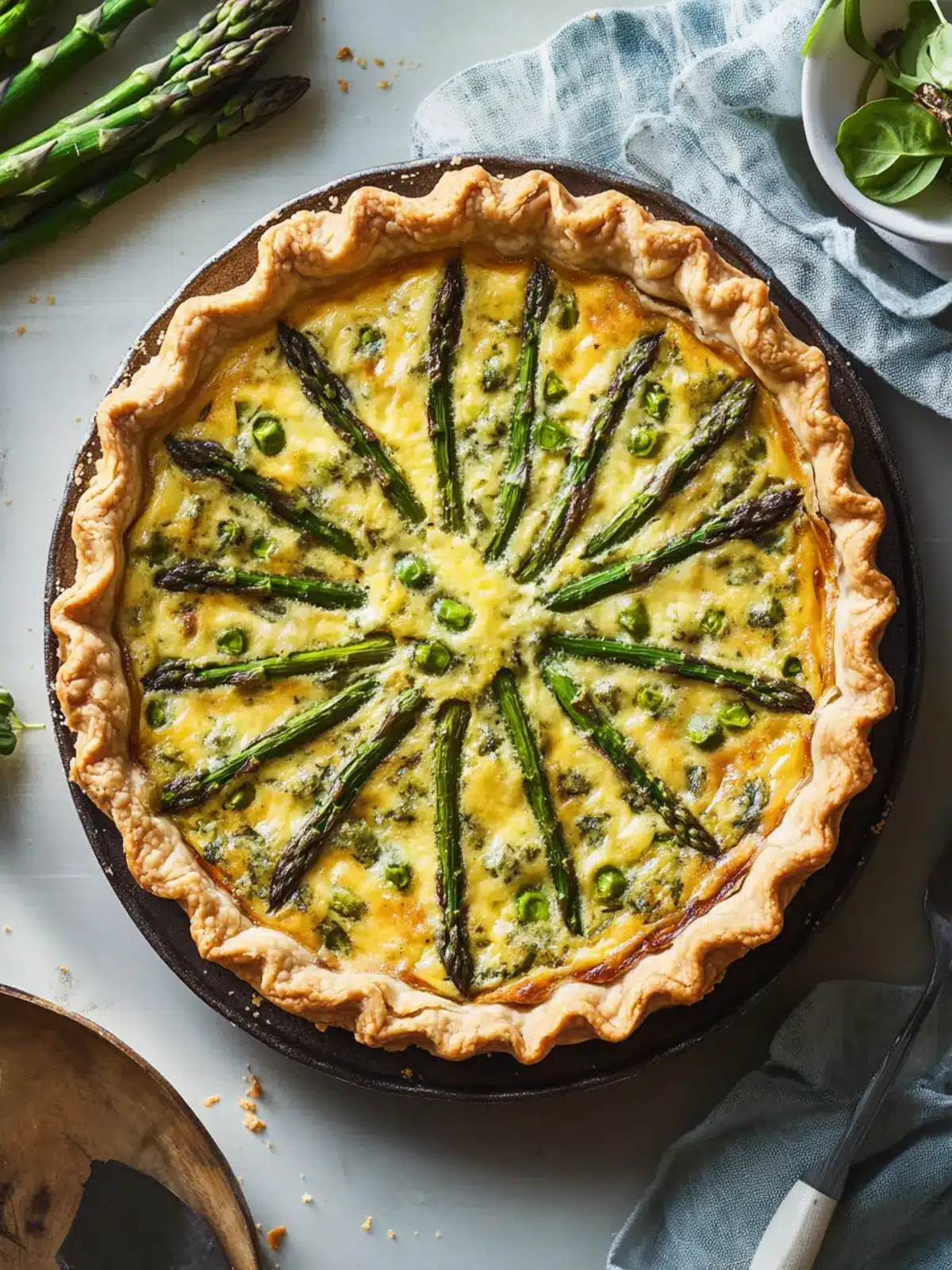 Delicious Asparagus Quiche for Busy Weeknight Dinners 5 Asparagus Quiche