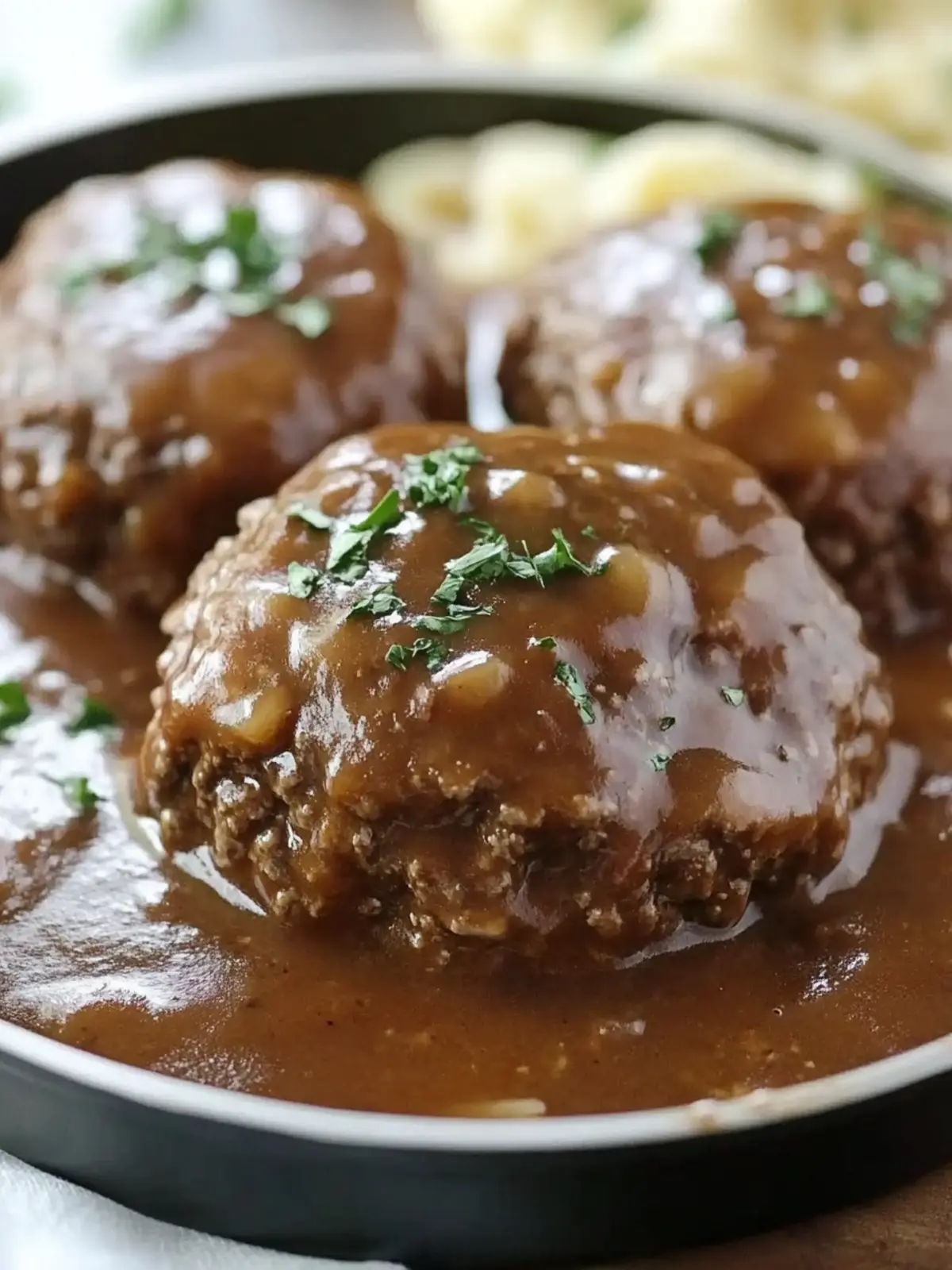 Simple Salisbury Steak: Comfort Food Made Easy and Delicious 2 Simple Salisbury Steak