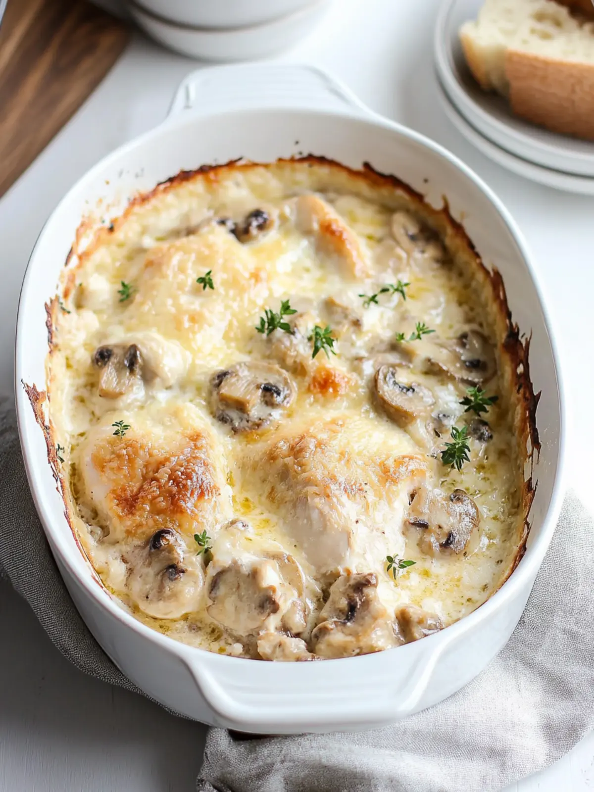 Mouthwatering Mushroom Swiss Chicken Bake Everyone Will Love 5 Mushroom Swiss Chicken Bake