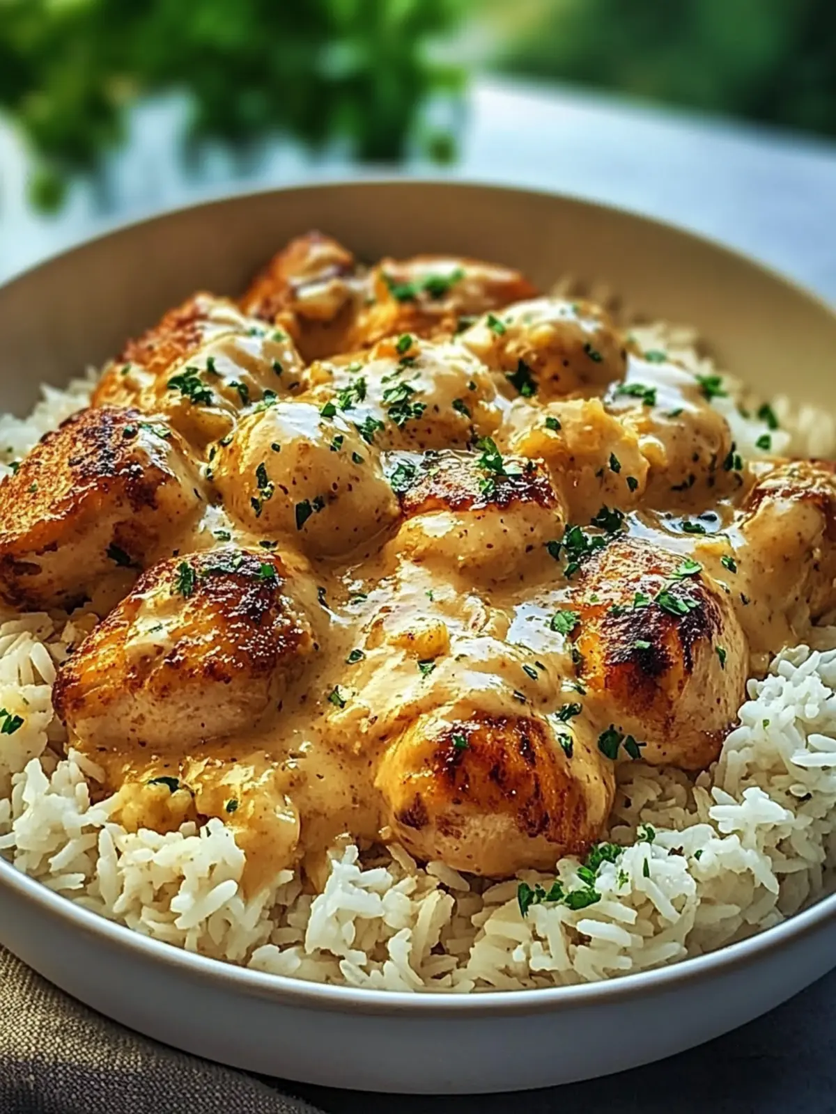 Smothered Chicken and Rice: A Comforting Family Favorite 4 Smothered Chicken and Rice