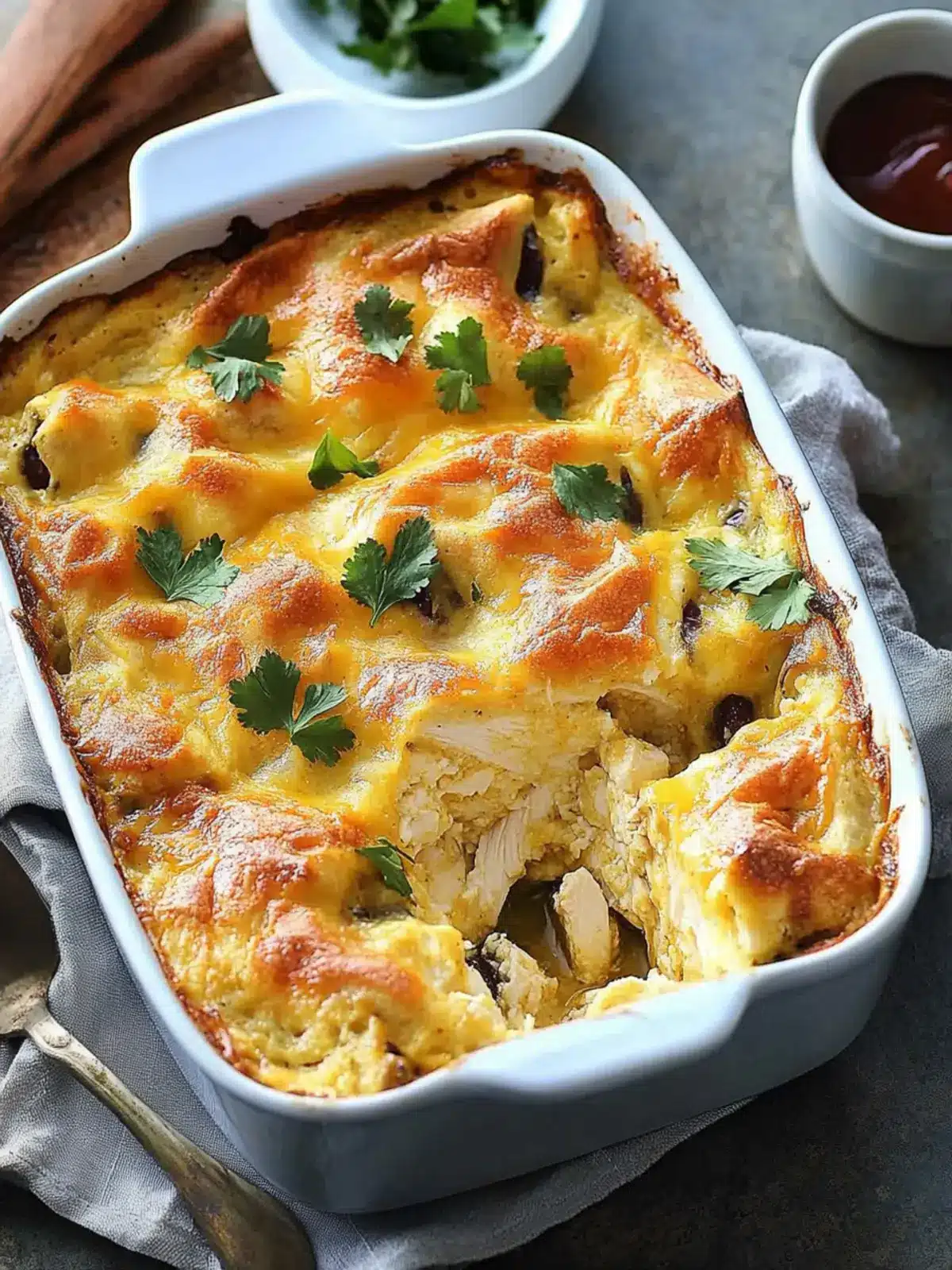 Savory Chicken Chiles Rellenos Strata for Cozy Nights 2 Chicken Chiles Rellenos Strata