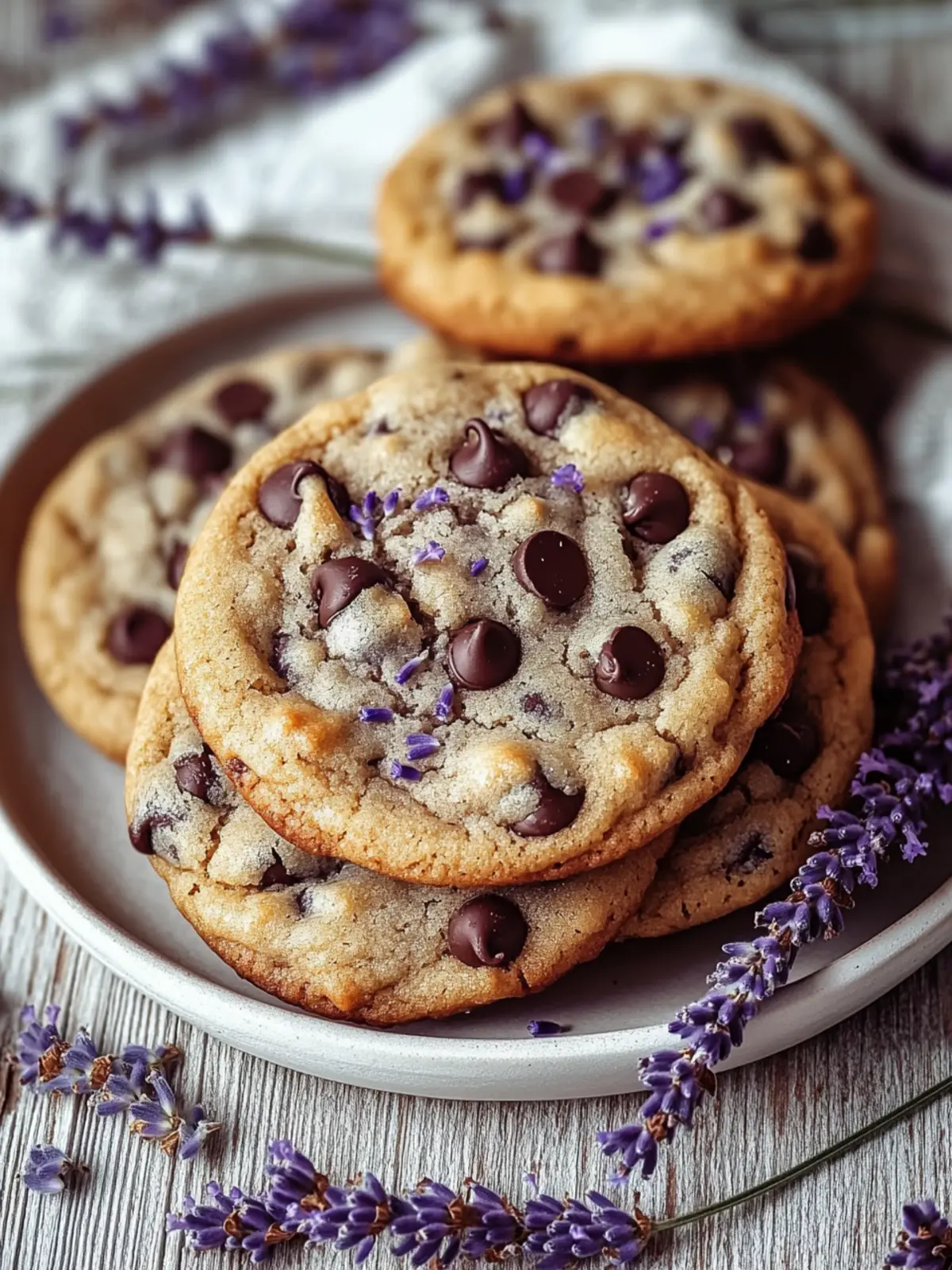 Lavender Chocolate Chip Cookies for a Cozy Comfort Treat 2 Lavender Chocolate Chip Cookies