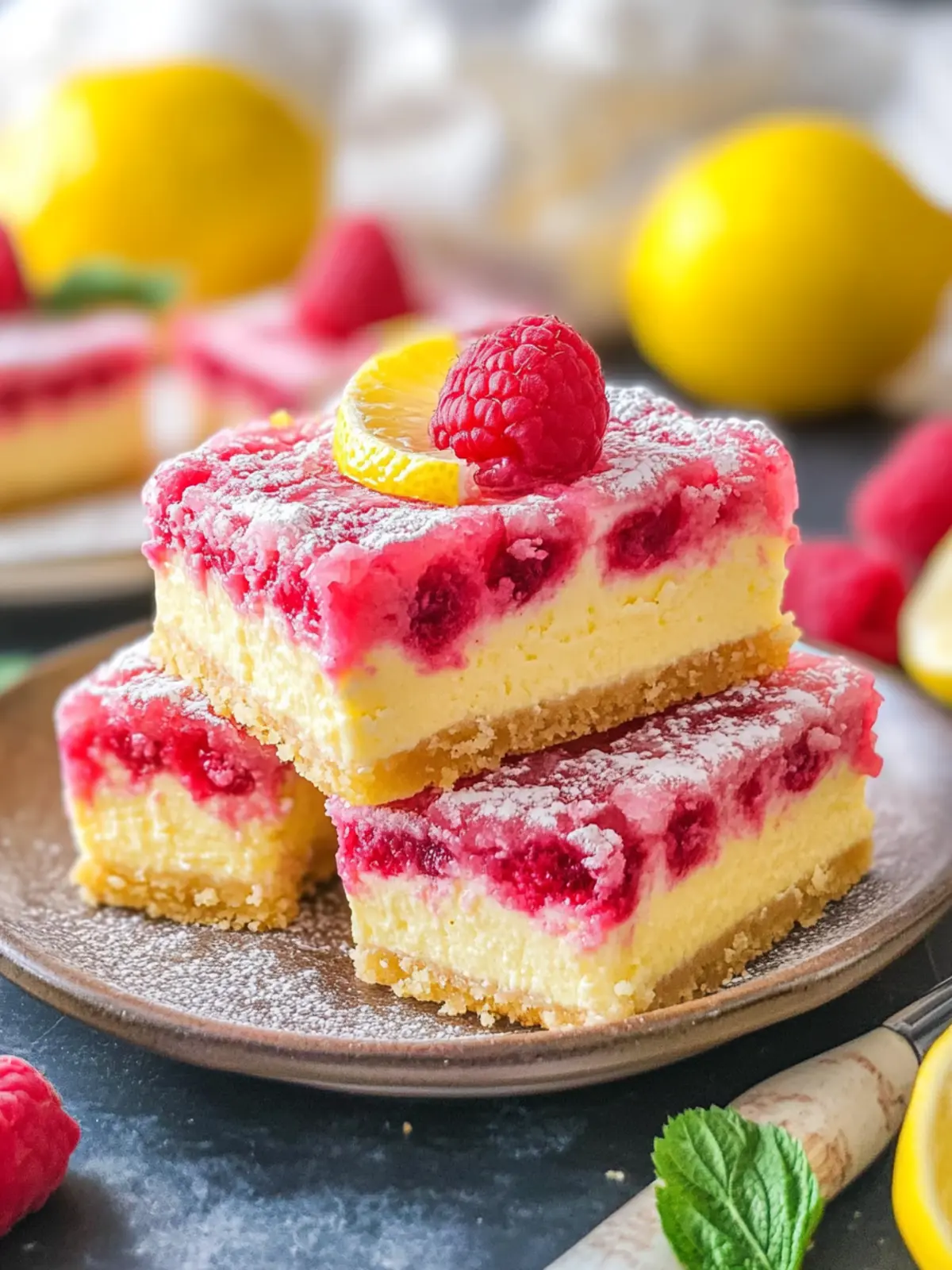 Delight in Raspberry Lemon Cheesecake Bars Made Easy 2 Raspberry Lemon Cheesecake Bars
