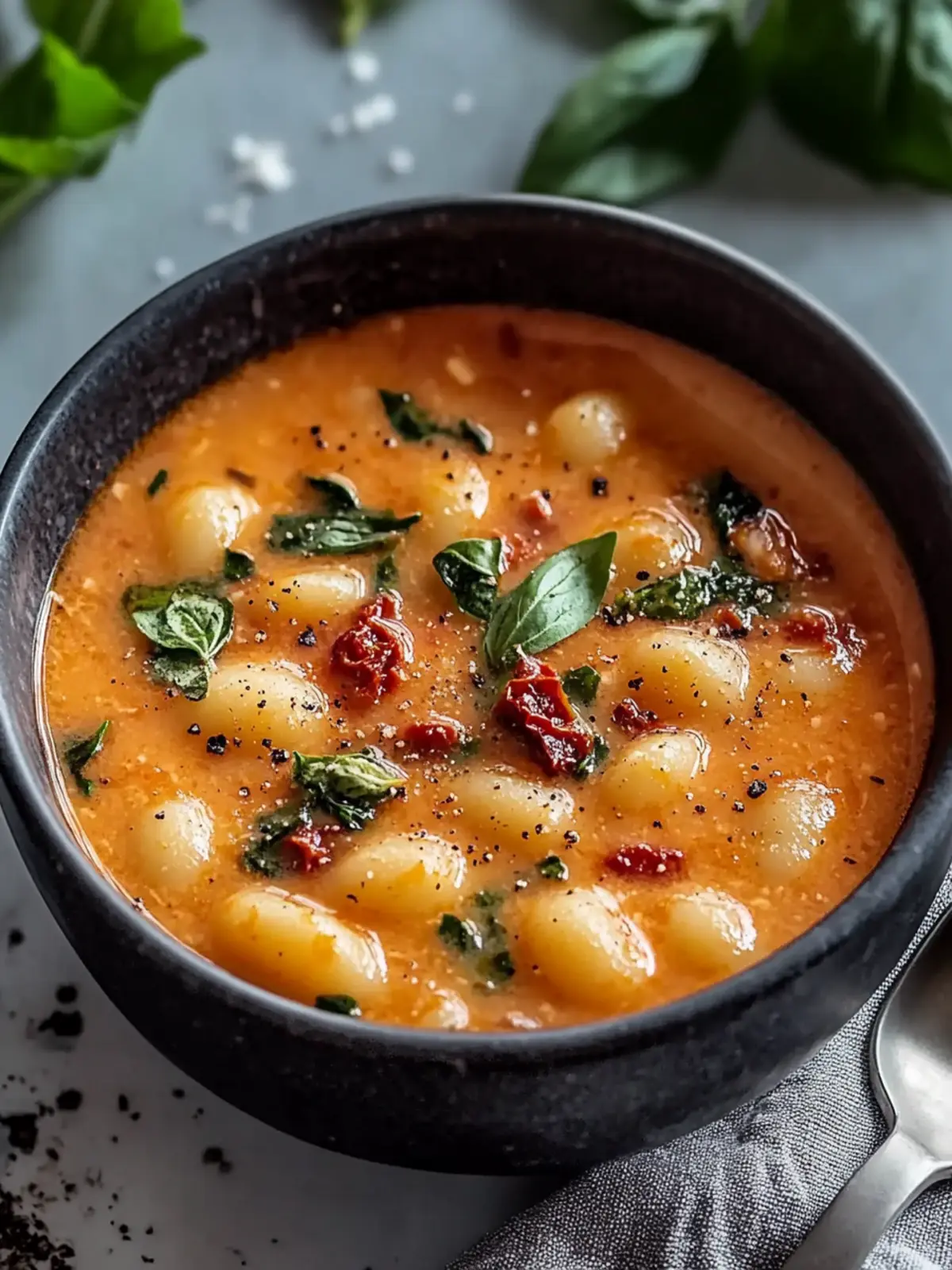 Creamy Sun Dried Tomato Gnocchi Soup Ready in 30 Minutes 5 Sun Dried Tomato Gnocchi Soup