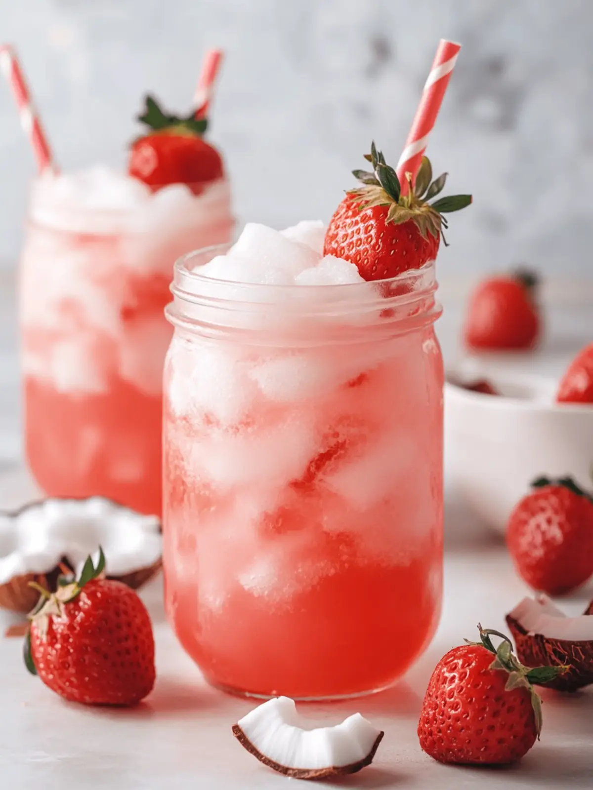 Coconut Strawberry Refresher: Your Tropical Drink Adventure 4 Coconut Strawberry Refresher