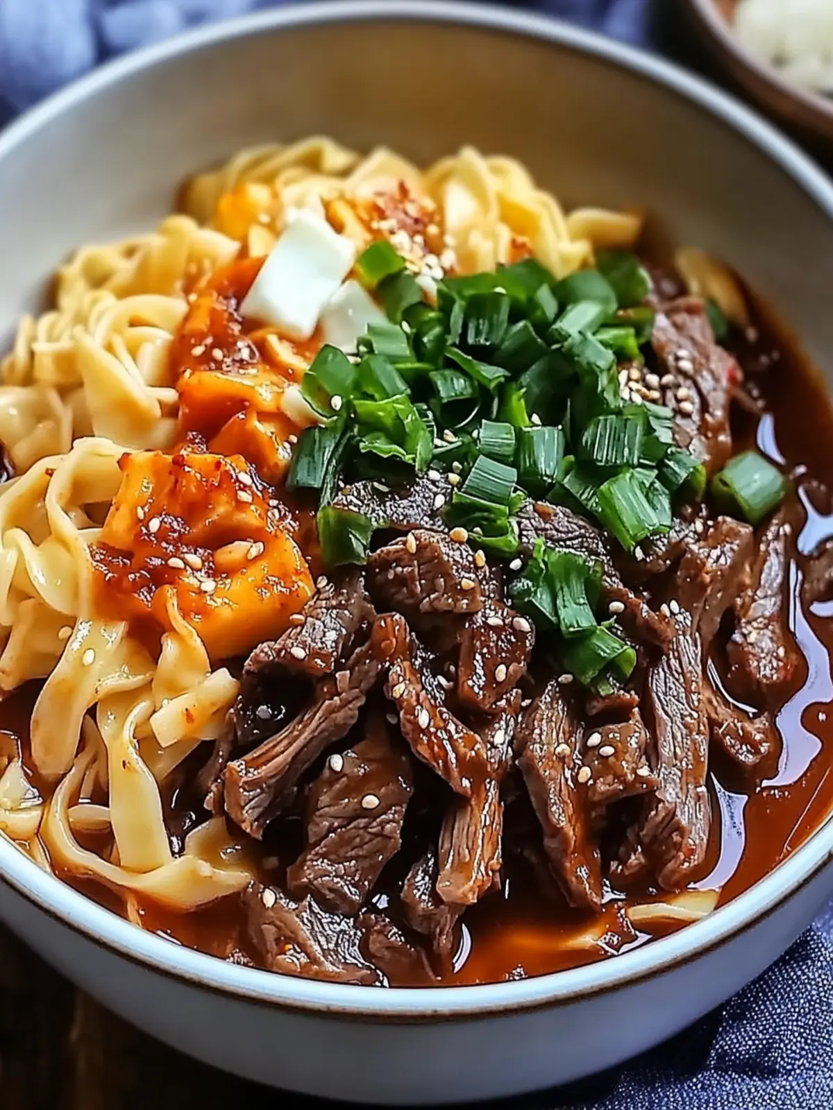 Korean Beef Noodles for Comforting Dinner Happiness 2 Korean Beef Noodles
