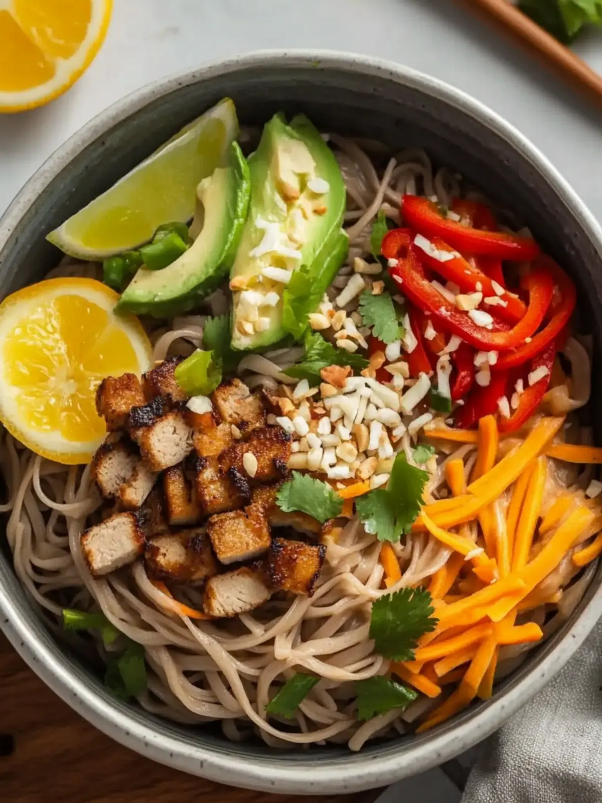 Delicious Asian Noodle Bowl with Crunchy Veggies and Flavor 3 Asian Noodle Bowl