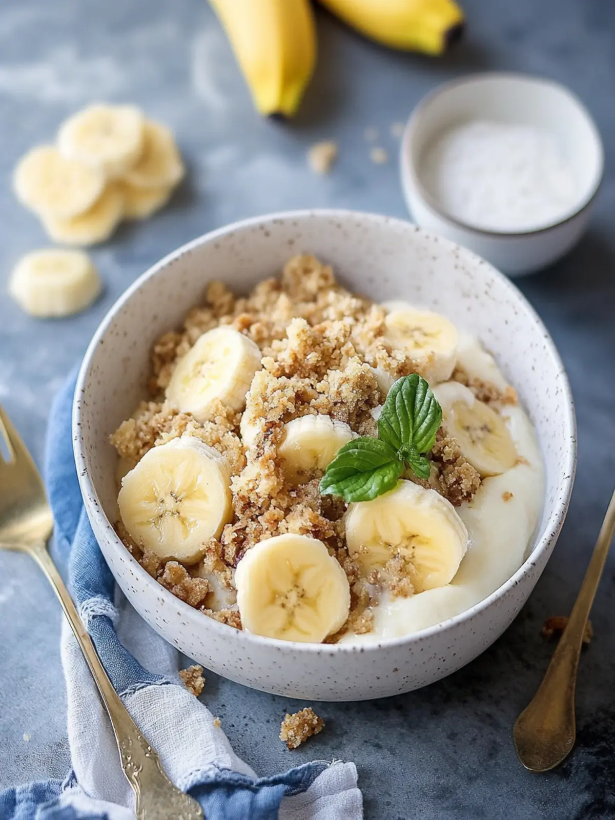 Irresistible Banana Crumble with Crunchy Pecan Bliss 2 Banana Crumble