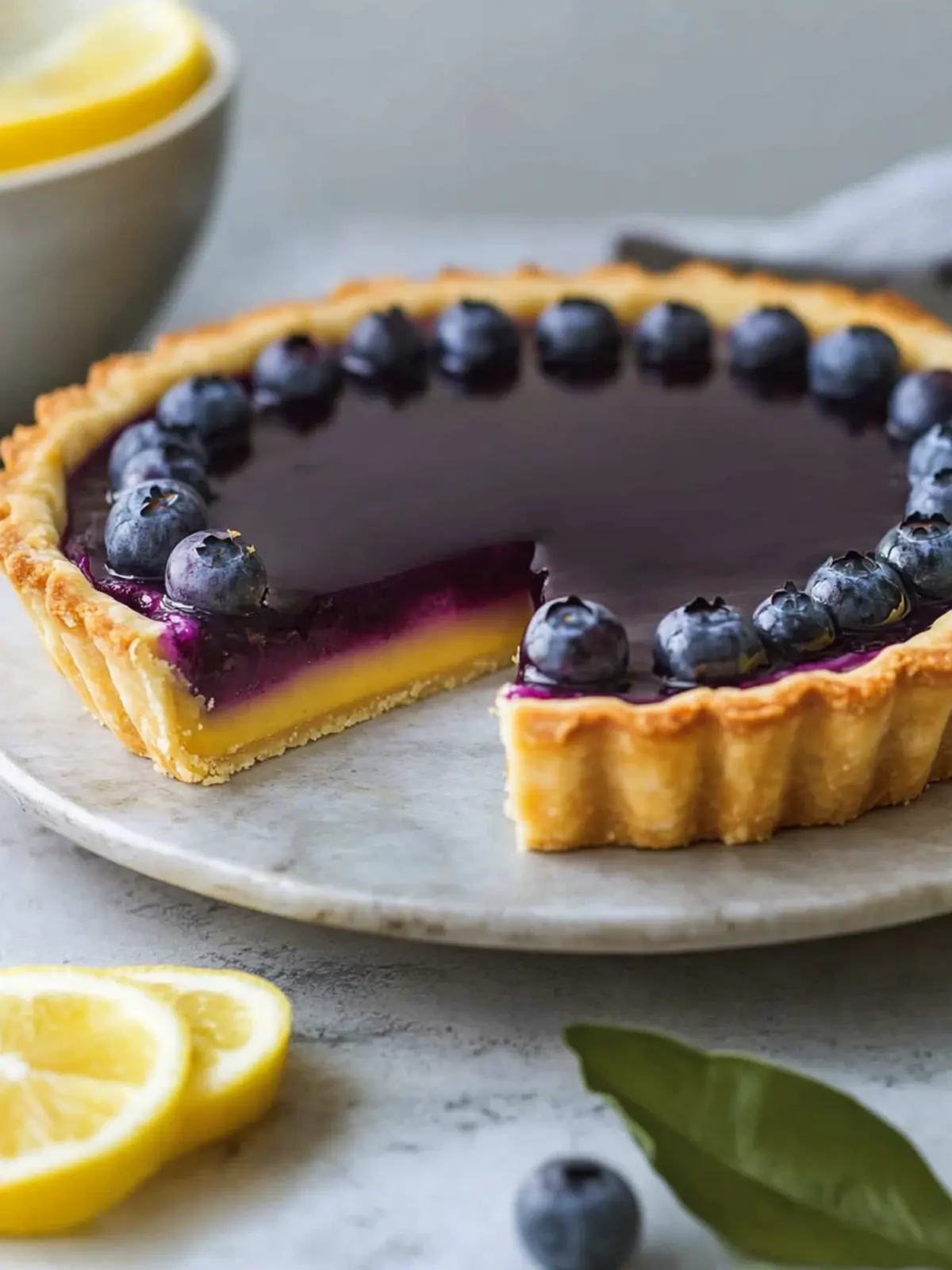 Zesty Blueberry-Lemon Curd Tart You’ll Love in Summertime 2 Blueberry–Lemon Curd Tart