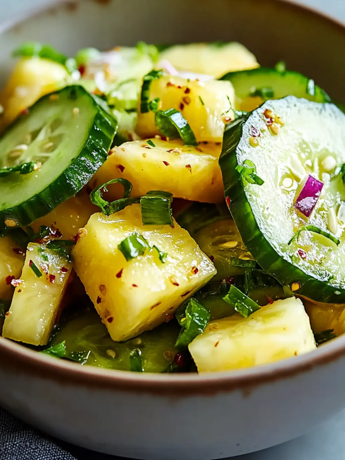 Pineapple Cucumber Salad: Refreshing Bliss in Every Bite 4 Pineapple Cucumber Salad