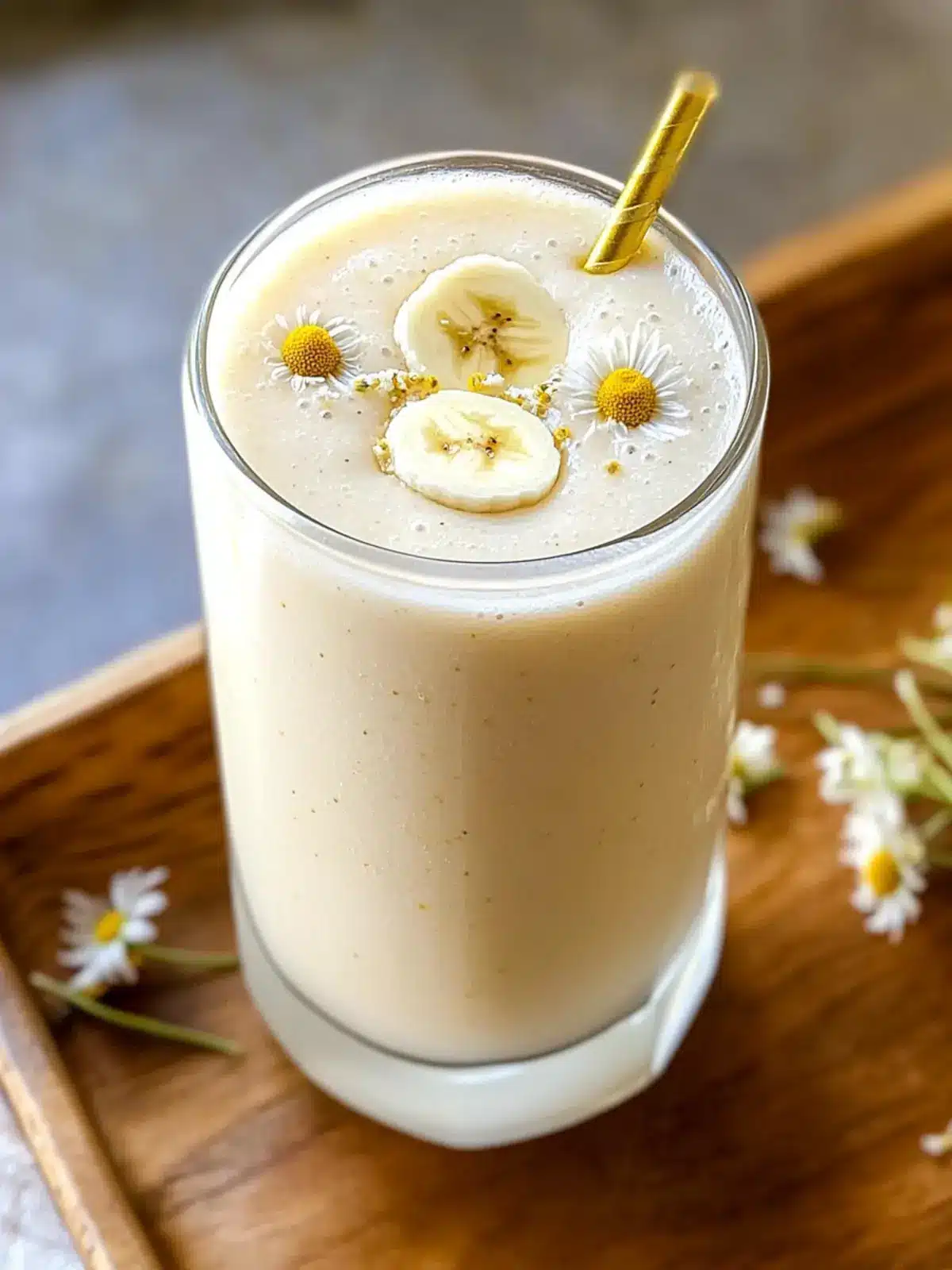 Calm Your Day with a Creamy Banana Chamomile Tea Smoothie 4 Banana Chamomile Tea Smoothie