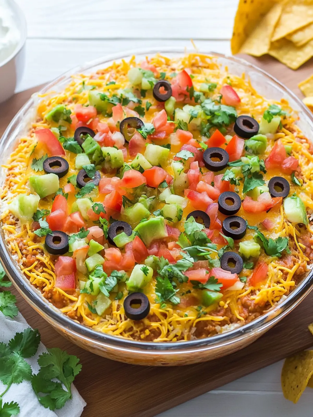 Satisfy Your Cravings with Layered Taco Dip Delight 2 Layered Taco Dip