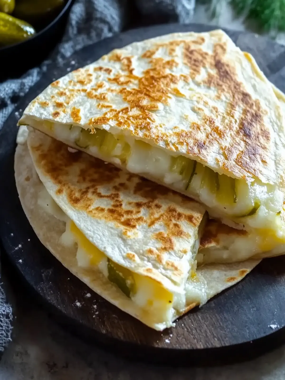 Cheesy Dill Pickle Quesadilla That Will Wow Your Taste Buds 5 Cheesy Dill Pickle Quesadilla