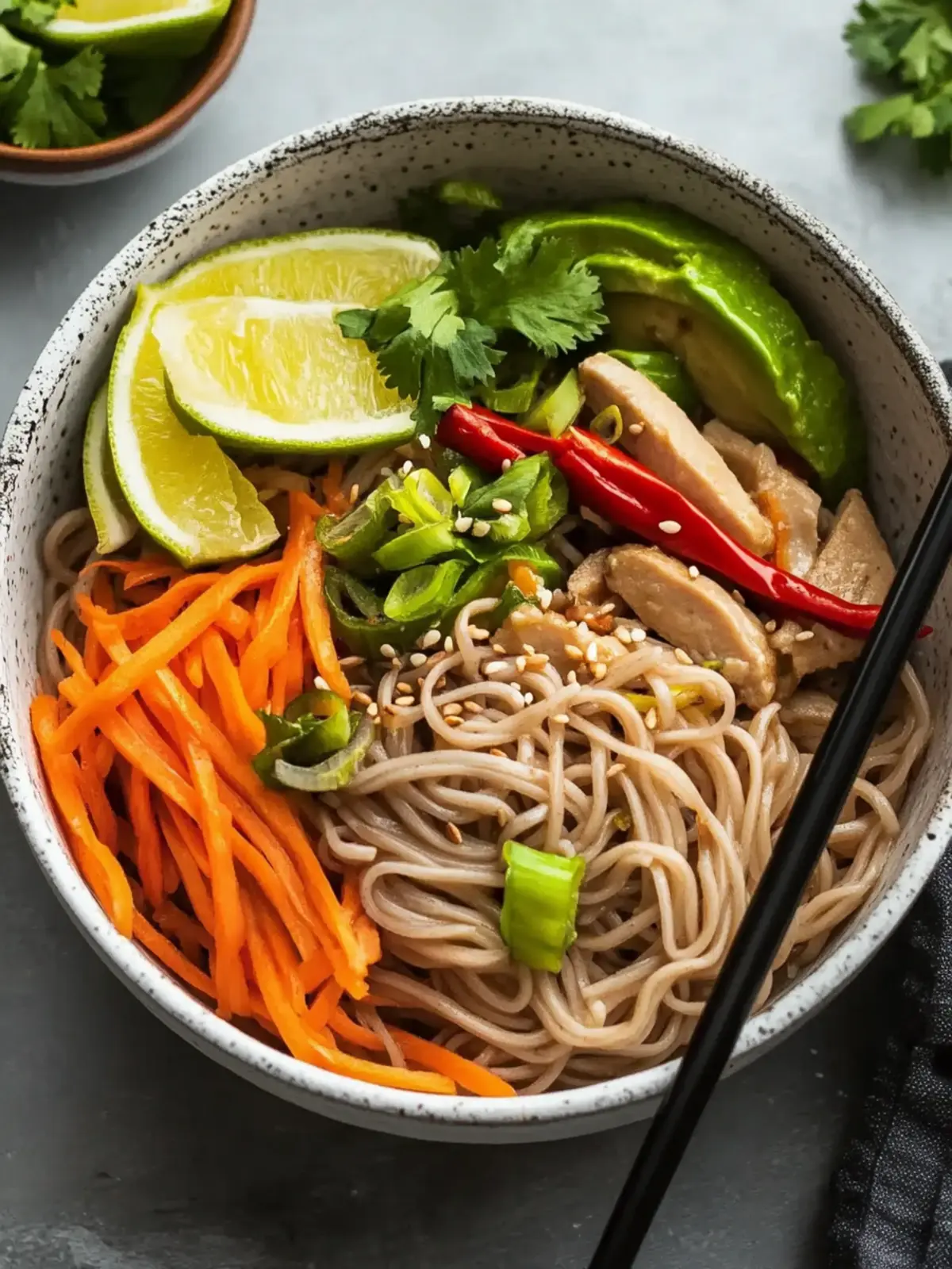 Delicious Asian Noodle Bowl with Crunchy Veggies and Flavor 5 Asian Noodle Bowl