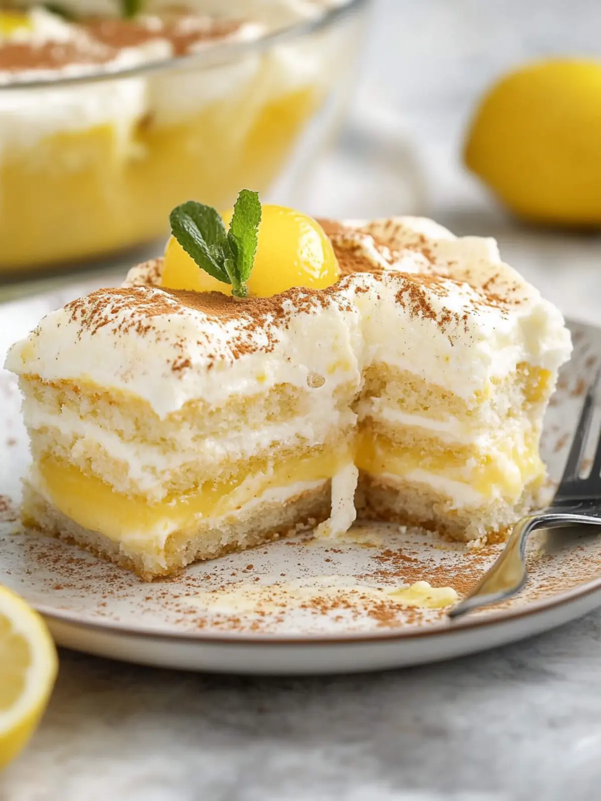 Limoncello Tiramisu That Will Brighten Your Dessert Table 3 Limoncello Tiramisu