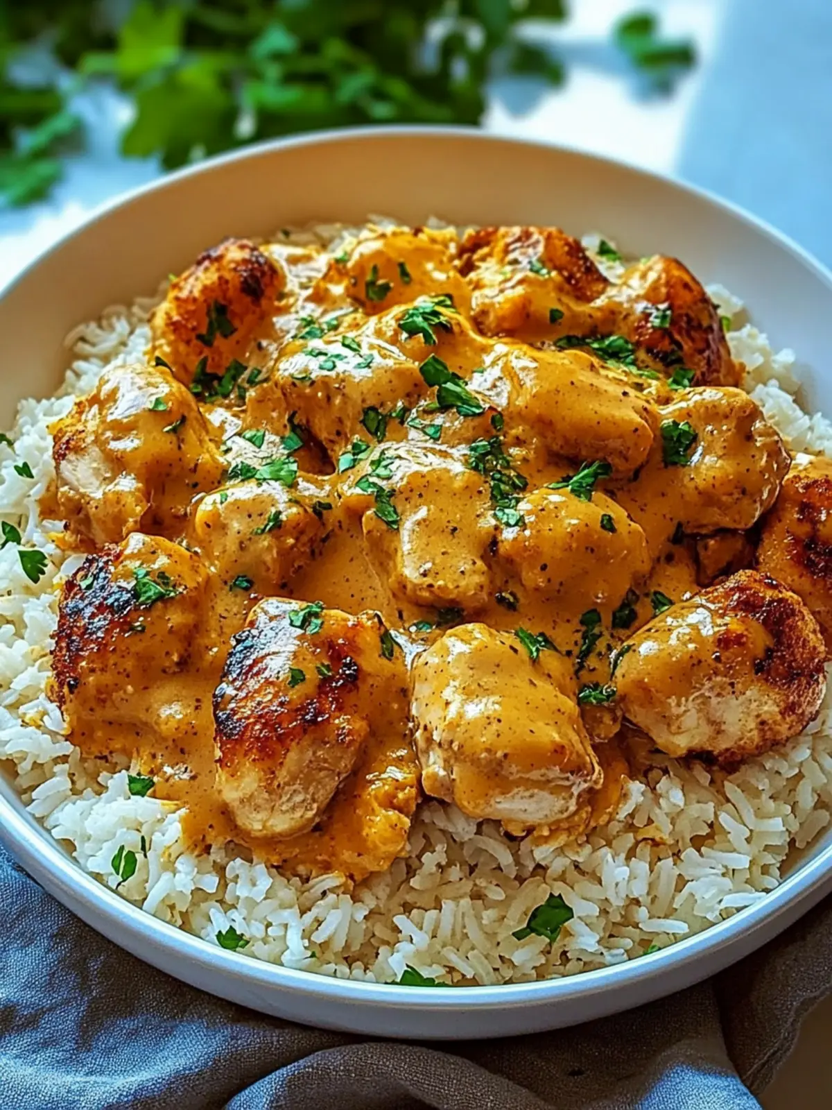 Smothered Chicken and Rice: A Comforting Family Favorite 3 Smothered Chicken and Rice