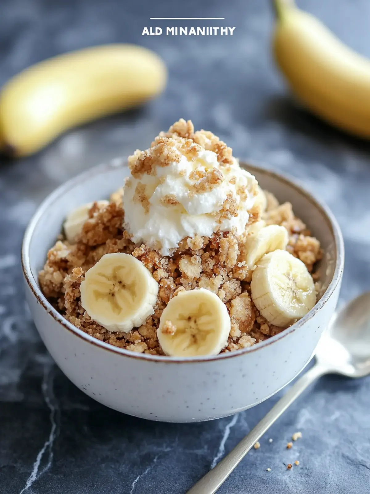 Irresistible Banana Crumble with Crunchy Pecan Bliss 3 Banana Crumble