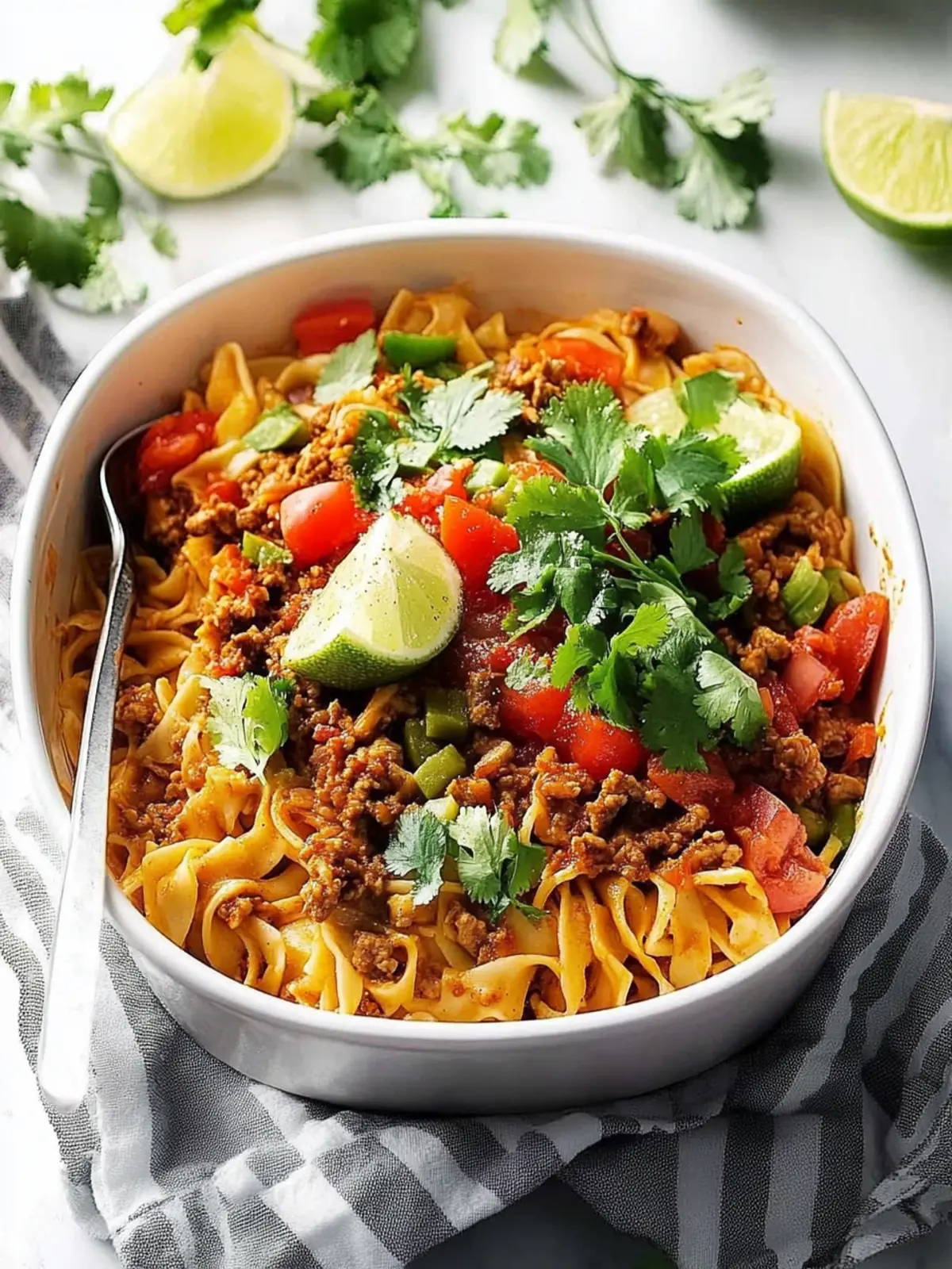 Satisfy Your Cravings with This Taco Noodle Dish Bake 2 Taco Noodle Dish