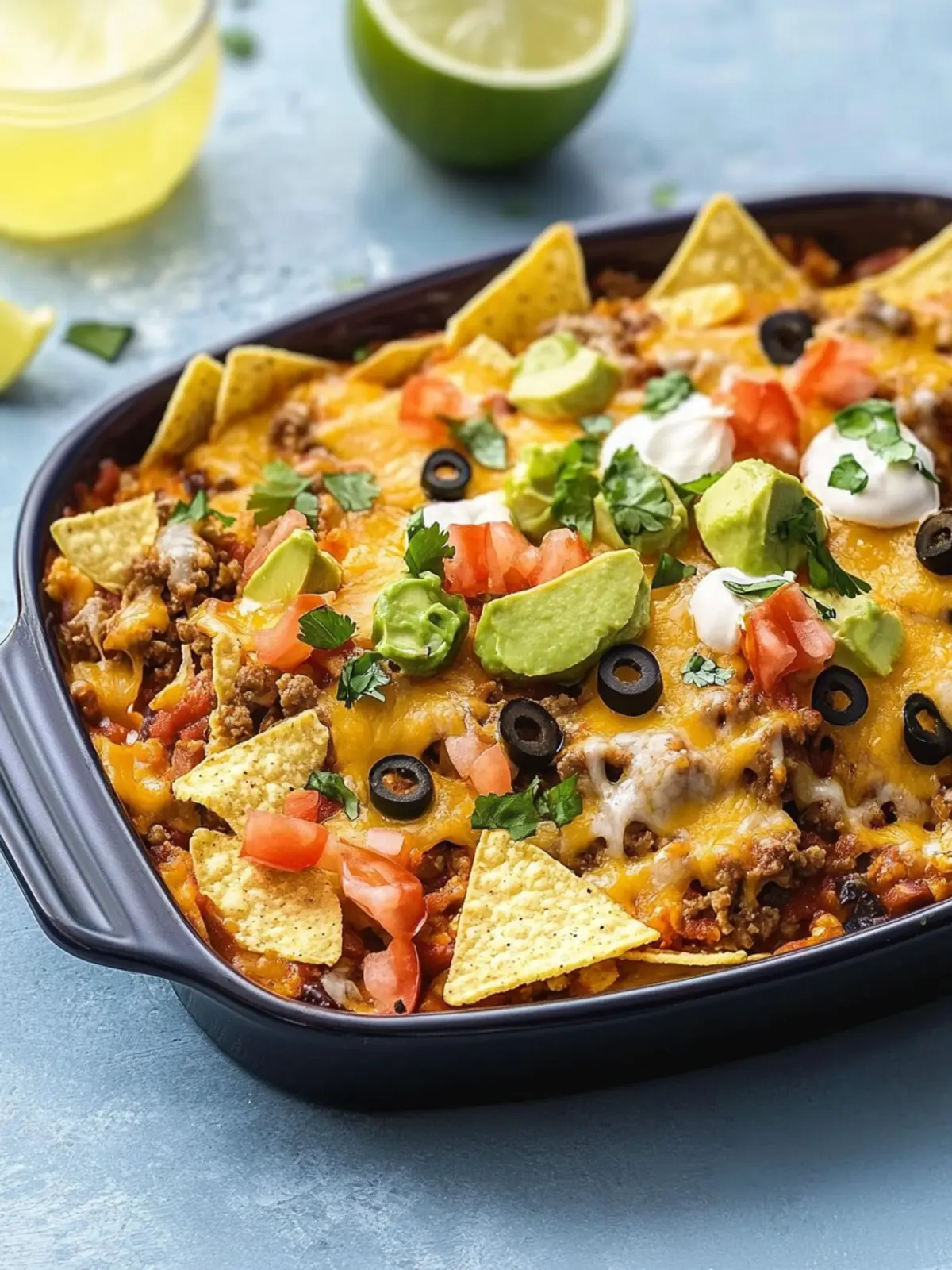 Satisfy Your Cravings with Easy Nacho Casserole Delight 4 Nacho Casserole