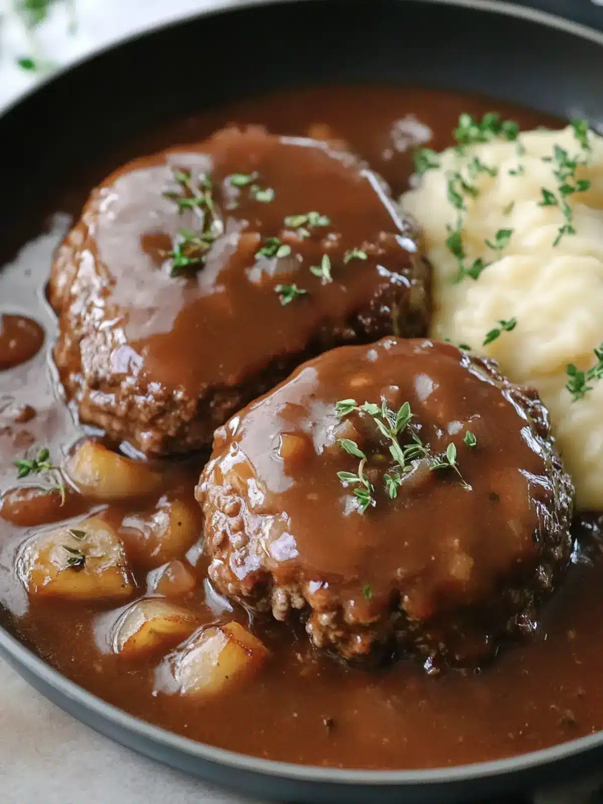 Simple Salisbury Steak: Comfort Food Made Easy and Delicious 3 Simple Salisbury Steak