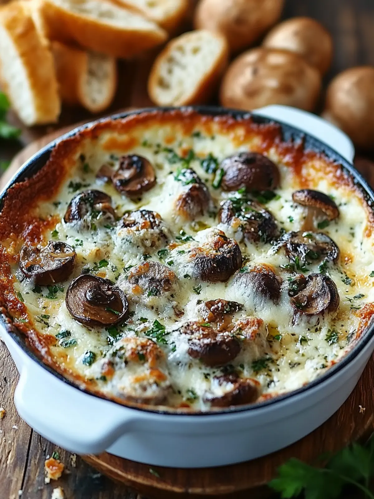 Irresistible Stuffed Mushroom Dip That Everyone Will Love 5 Stuffed Mushroom Dip