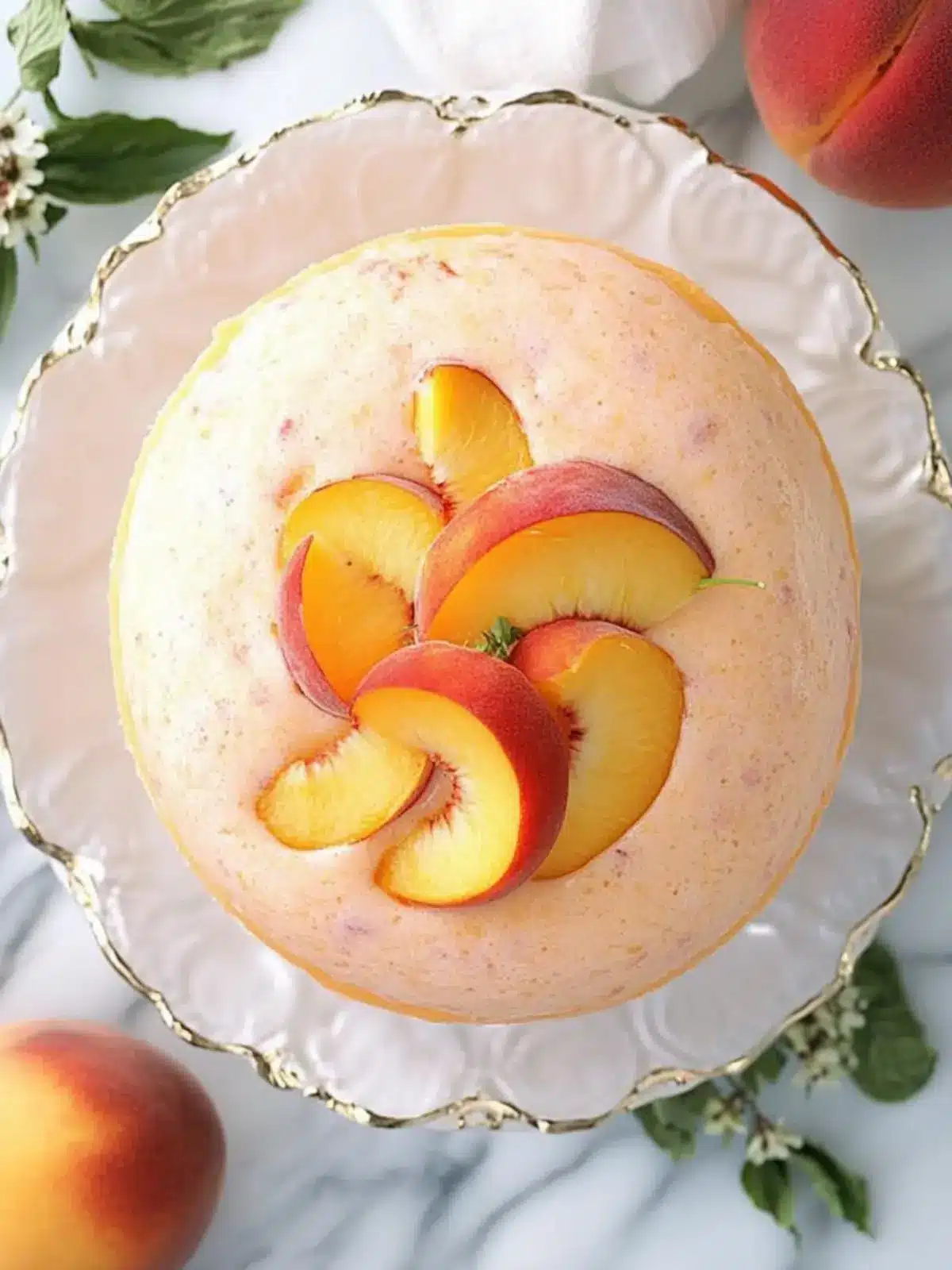 Irresistible Peach Bavarian That’s Refreshingly Simple 3 Peach Bavarian