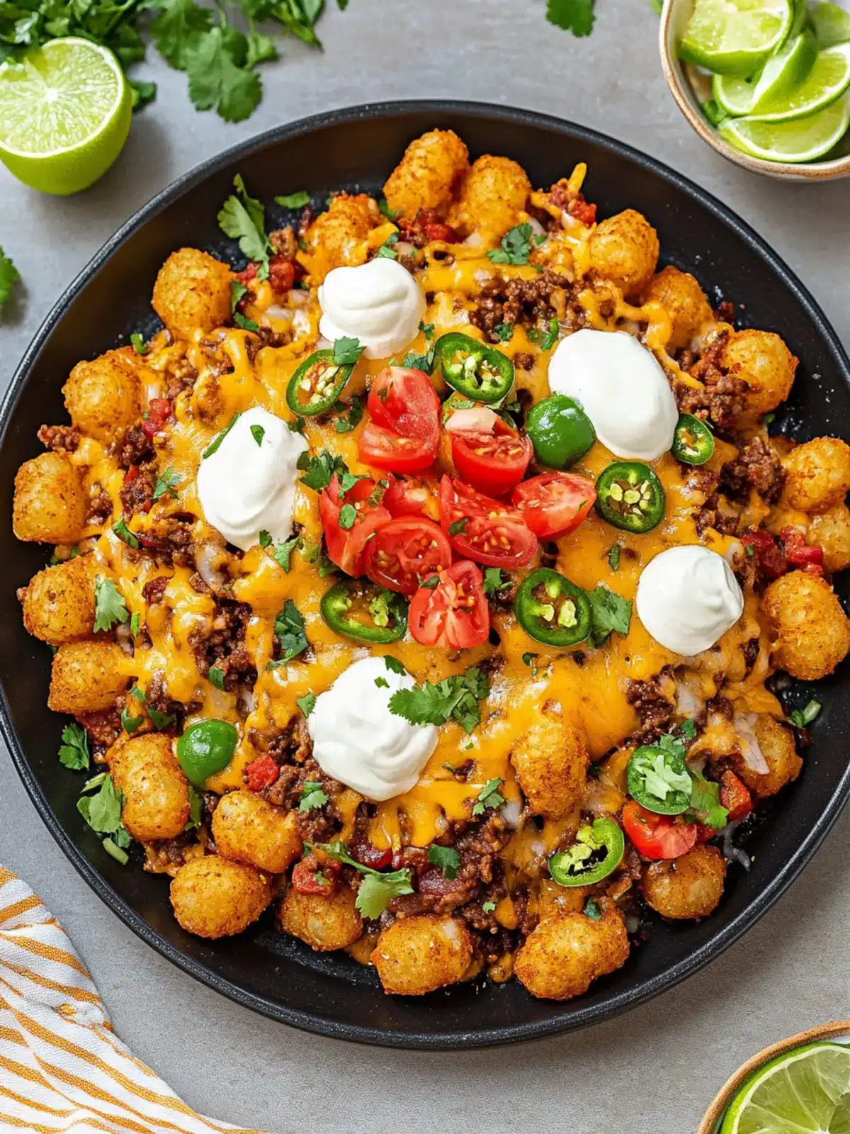 Tater Tot Nachos: The Epic Game-Day Feast You’ll Crave 3 Tater Tot Nachos
