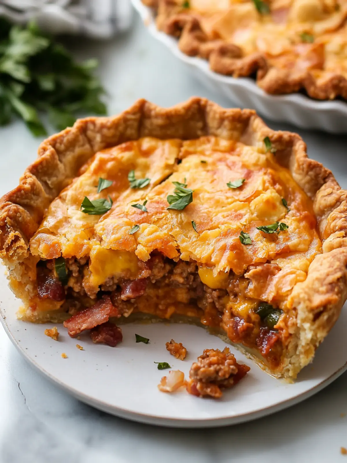 Bacon Cheeseburger Pie: A Comfort Food Delight You’ll Crave 3 Bacon Cheeseburger Pie