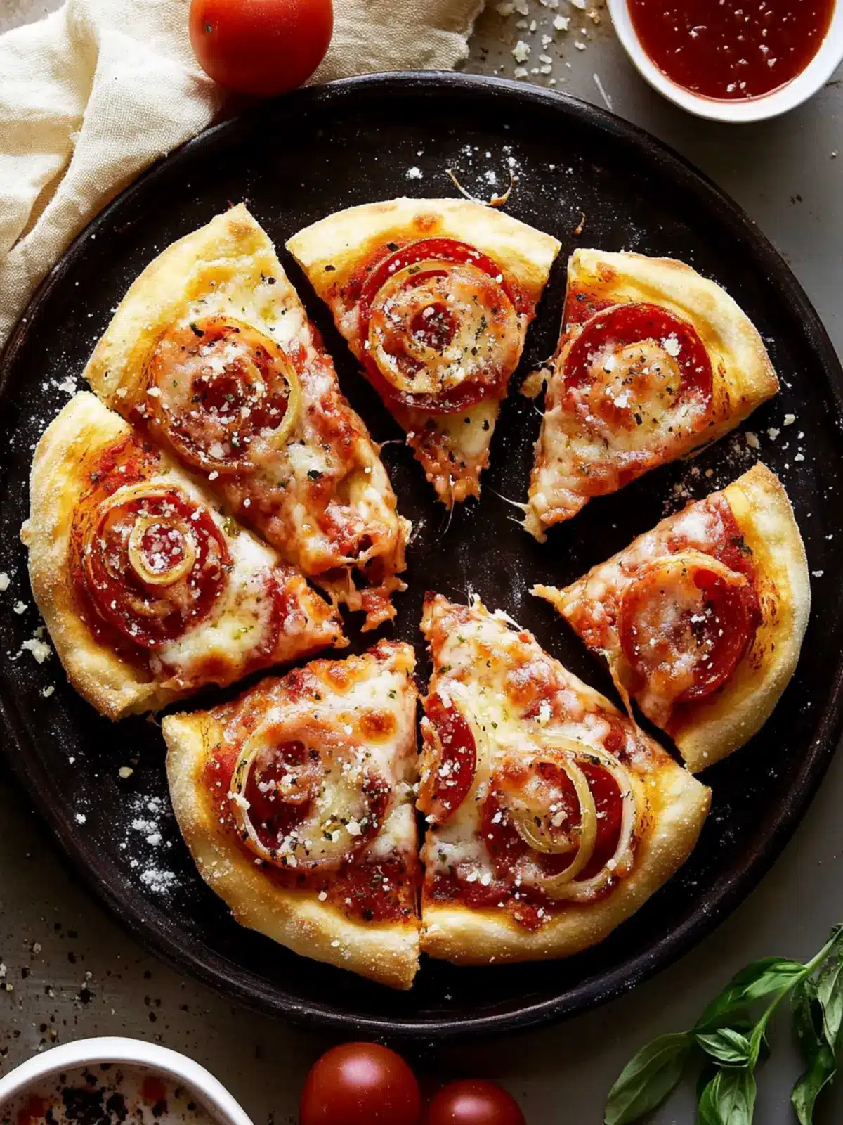 Delicious Pizza Wheels: Easy, Customizable Appetizer! 3 Pizza Wheels
