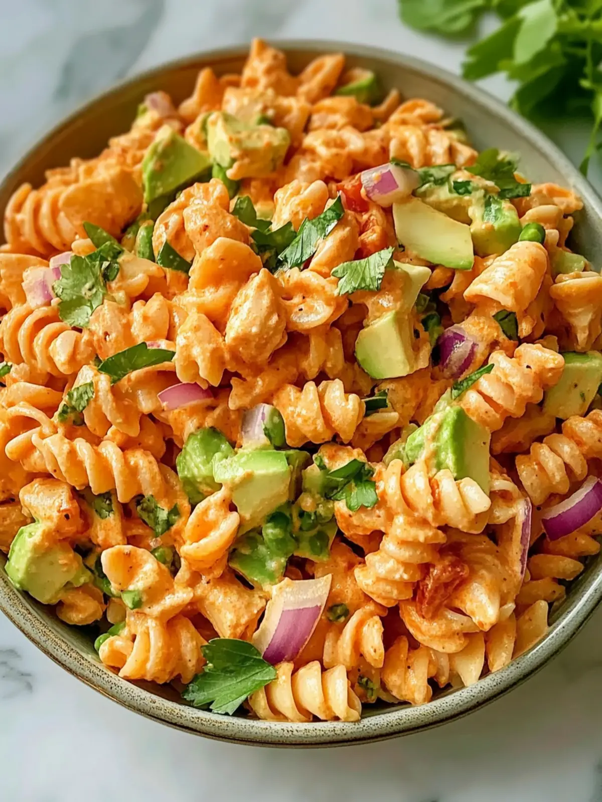 Spicy High Protein Buffalo Pasta Salad That Packs a Punch 5 Spicy High Protein Buffalo Pasta Salad