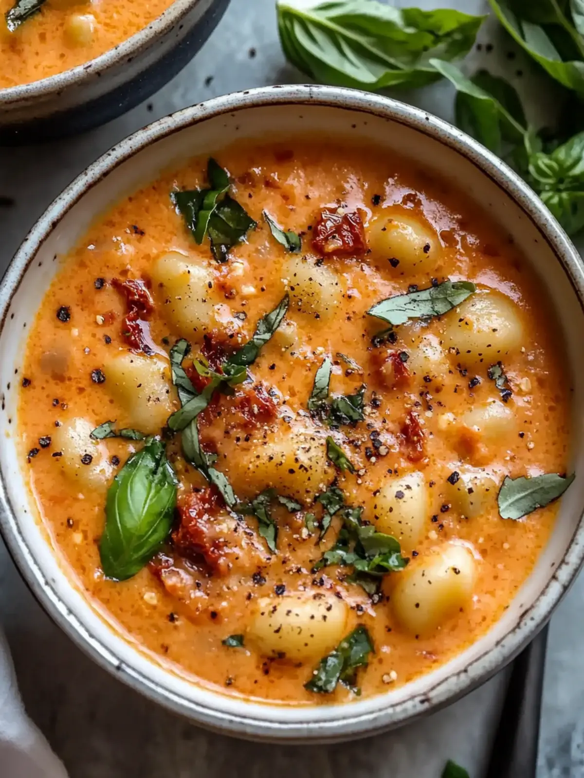 Creamy Sun Dried Tomato Gnocchi Soup Ready in 30 Minutes 2 Sun Dried Tomato Gnocchi Soup