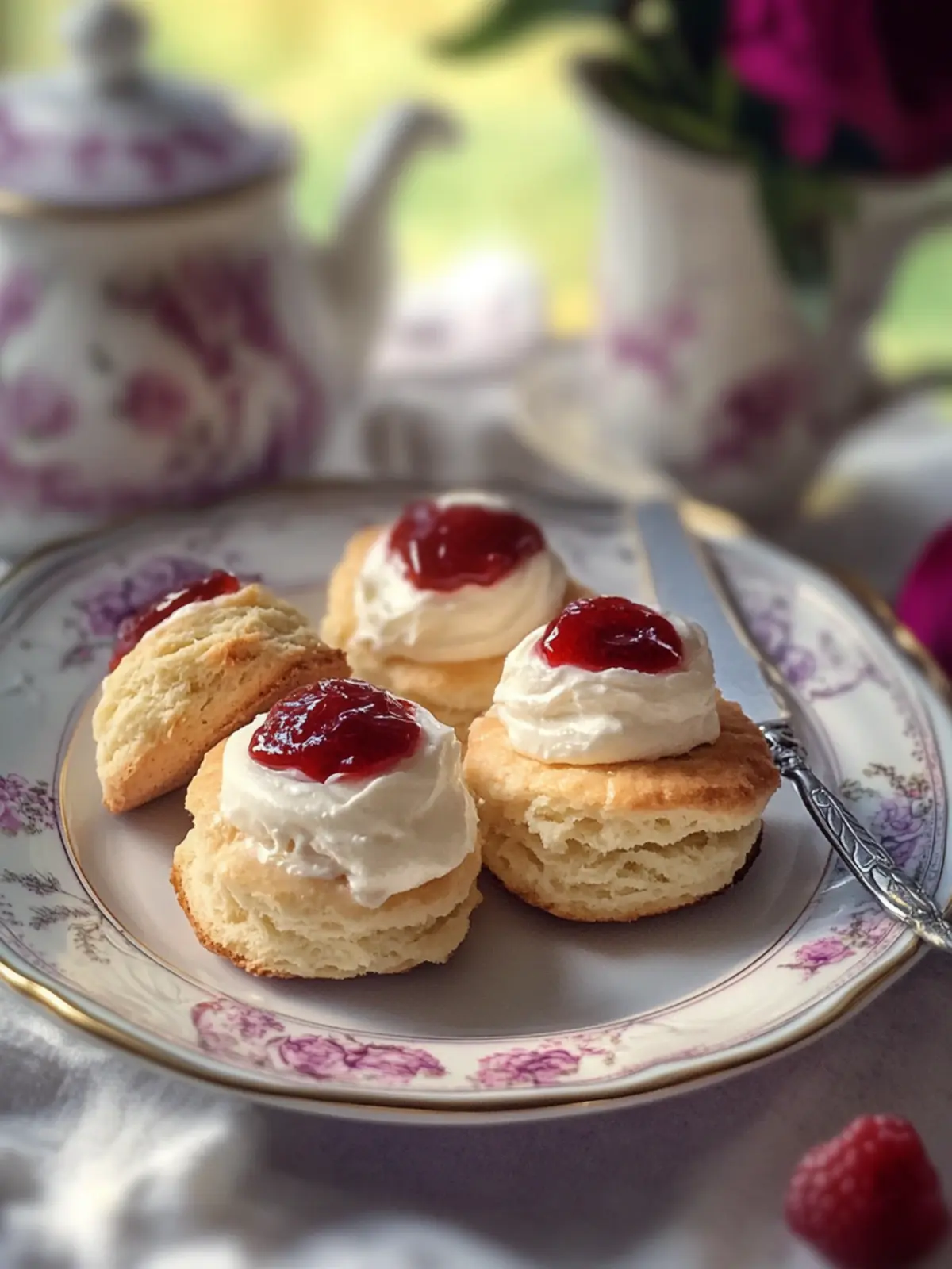 Delicious English Scones with Clotted Cream You’ll Crave 4 English Scones with Clotted Cream