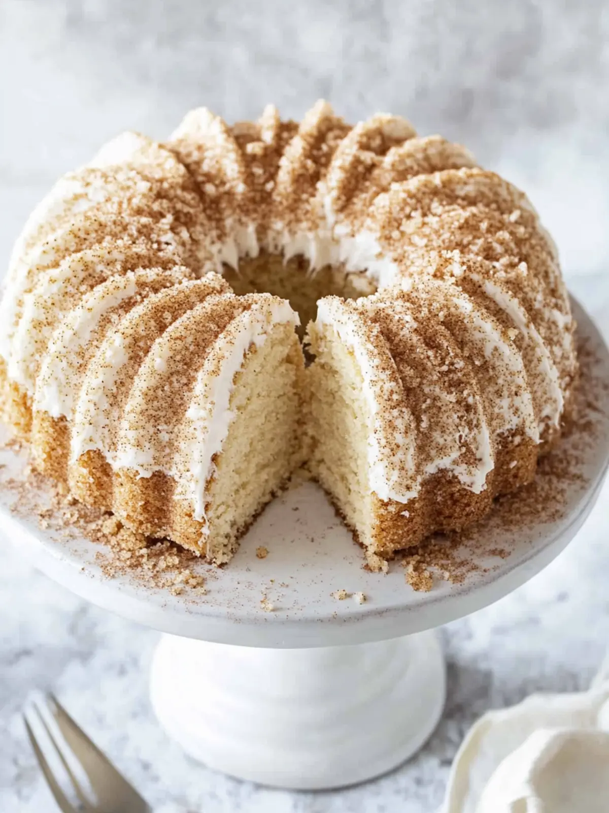 Delicious Snickerdoodle Cake with Creamy Glaze Magic 3 Snickerdoodle Cake