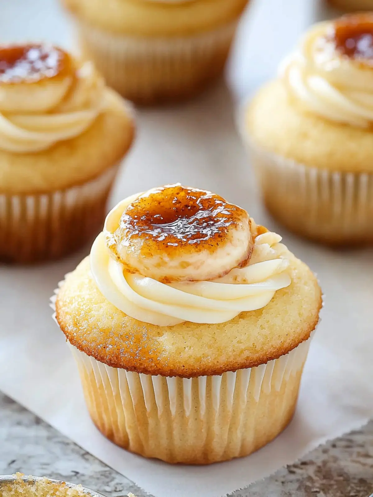 Decadent Crème Brûlée Cupcakes You’ll Crave Again and Again 2 Crème Brûlée Cupcakes