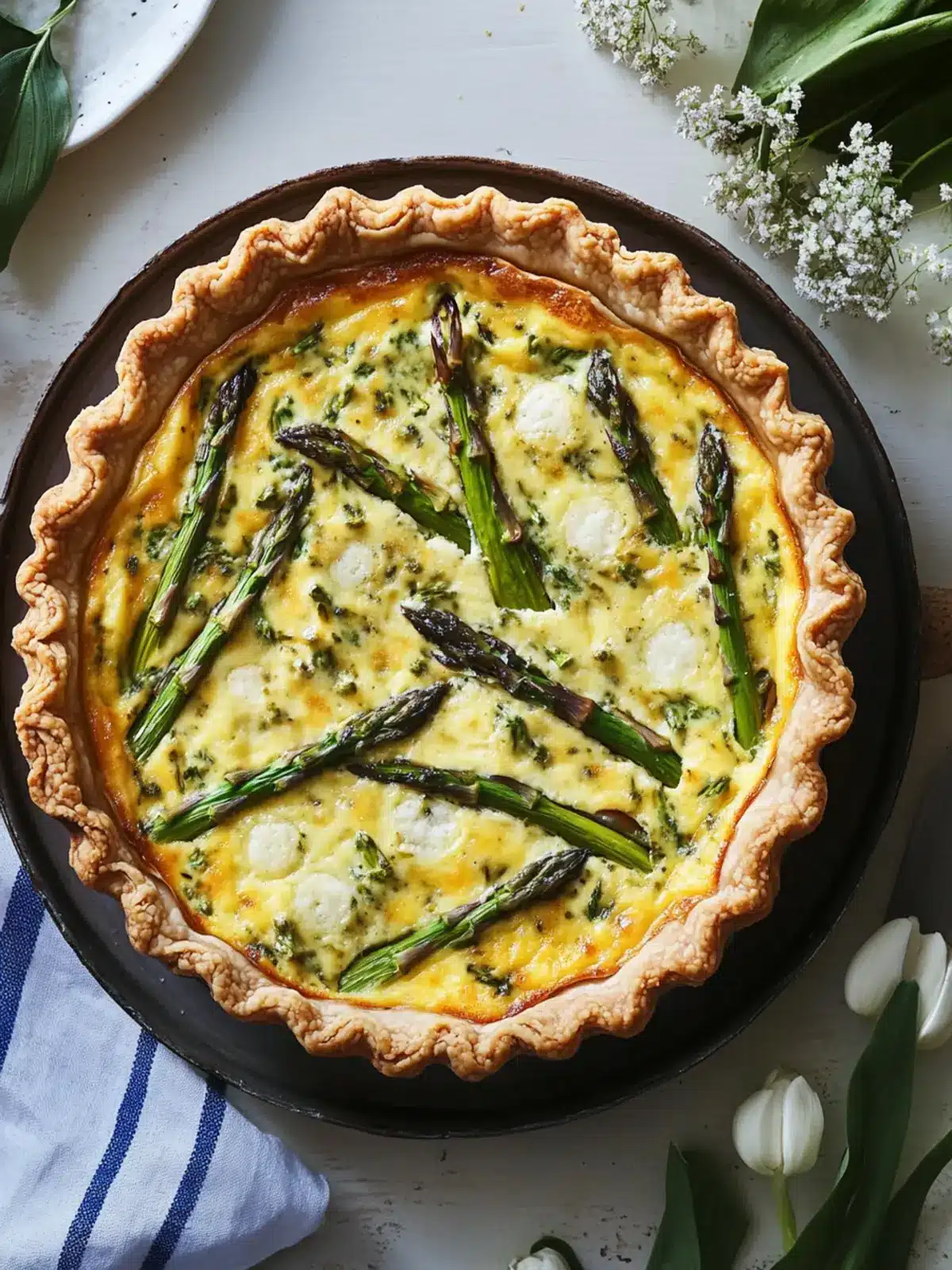Delicious Asparagus Quiche for Busy Weeknight Dinners 3 Asparagus Quiche