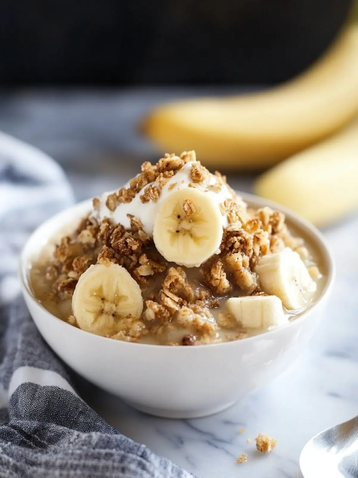 Warm and Cozy Banana Crumble for Your Sweet Tooth Delight 2 Banana Crumble