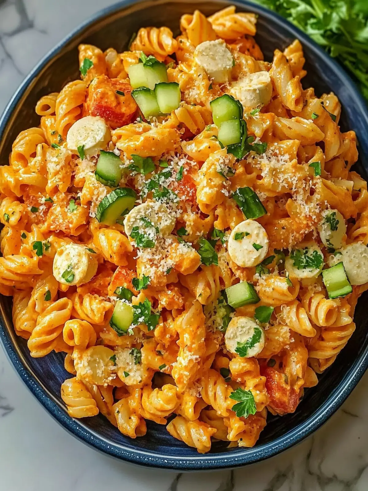 Spicy High Protein Buffalo Pasta Salad That Packs a Punch 2 Spicy High Protein Buffalo Pasta Salad