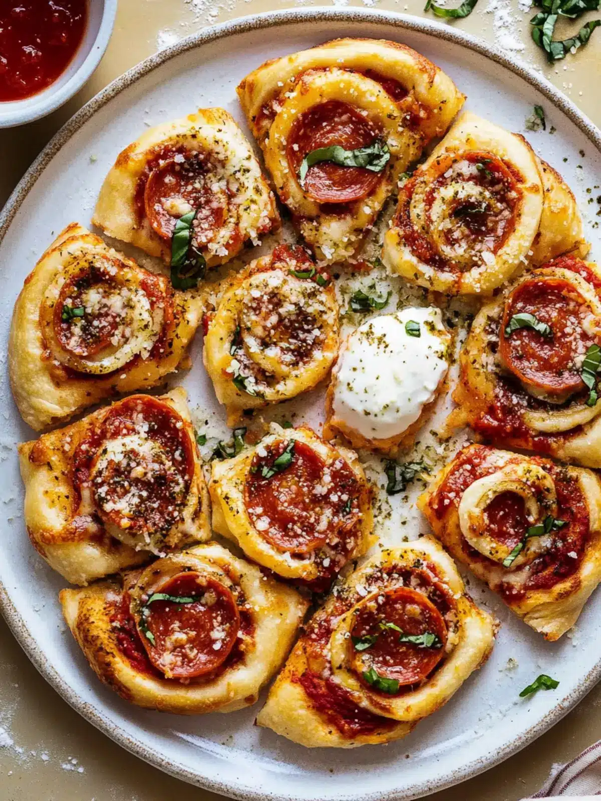 Delicious Pizza Wheels: Easy, Customizable Appetizer! 5 Pizza Wheels