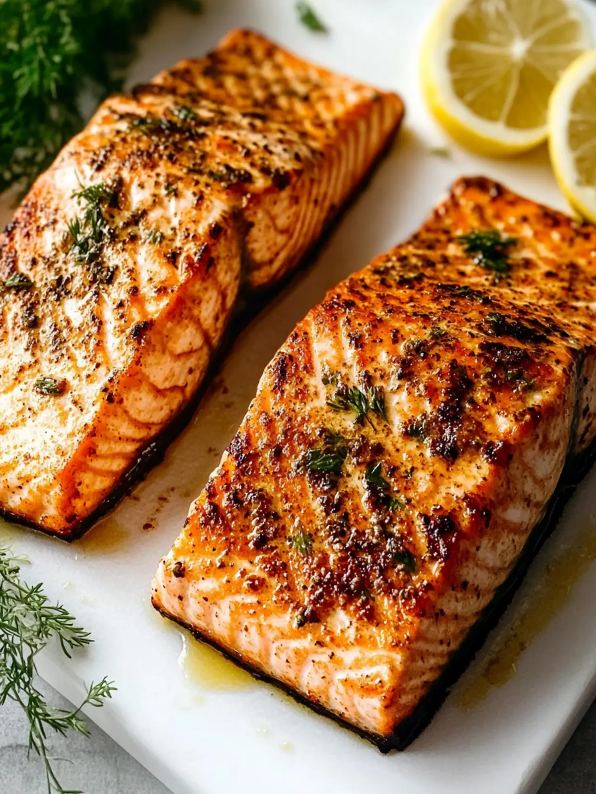 Easy Air Fryer Salmon with Zesty Lemon and Herbs 5 Air Fryer Salmon
