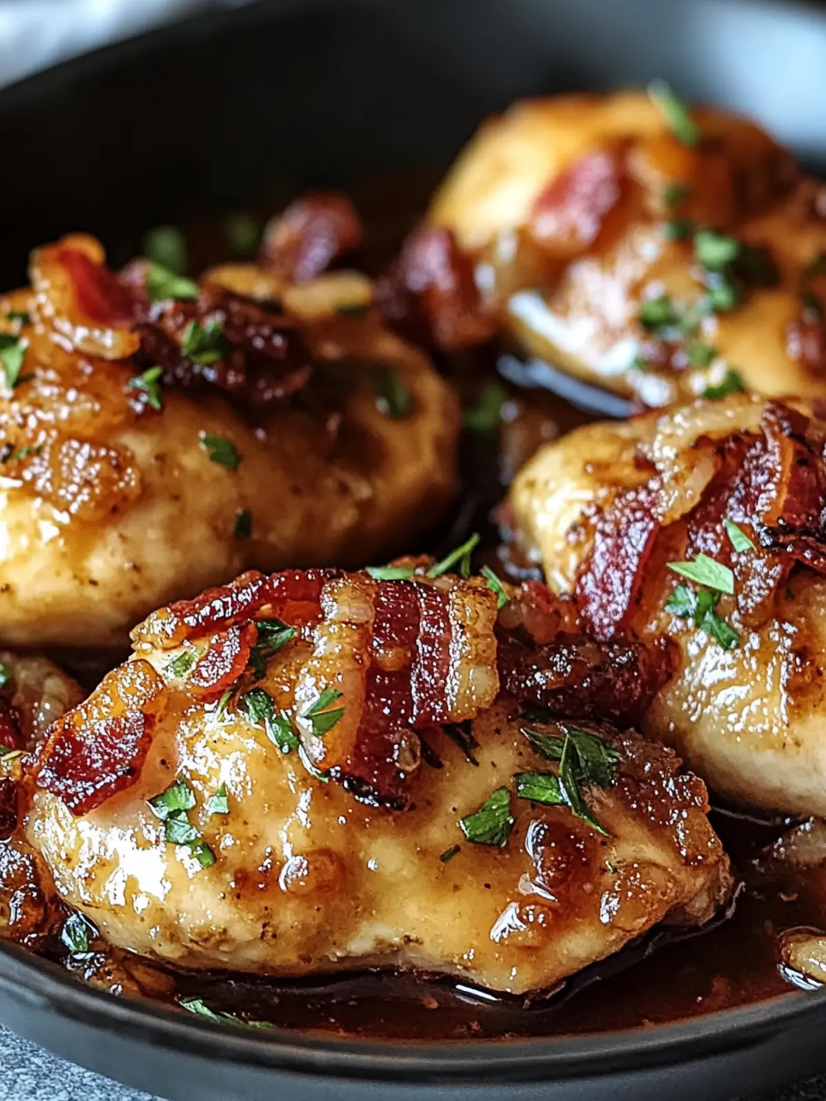 Sweet Maple Garlic Bacon Chicken You Can't Resist 4 Maple Garlic Bacon Chicken