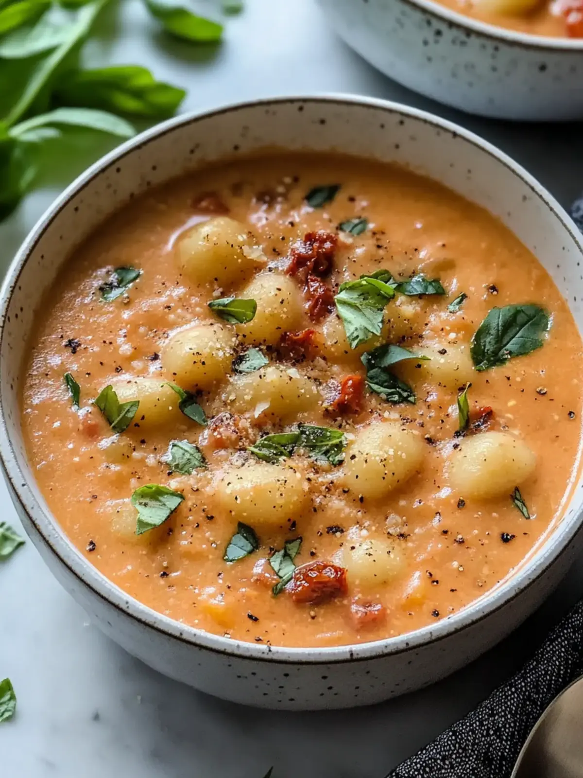 Creamy Sun Dried Tomato Gnocchi Soup Ready in 30 Minutes 3 Sun Dried Tomato Gnocchi Soup