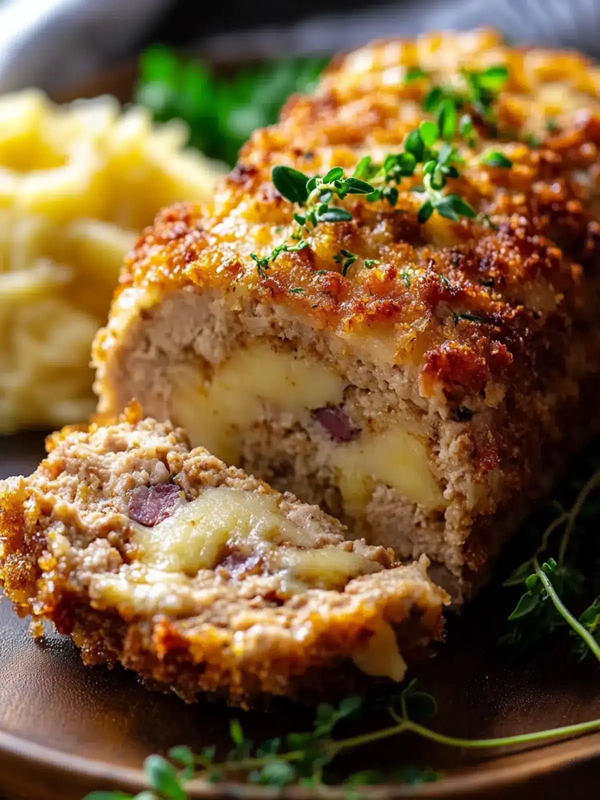Chicken Cordon Bleu Meatloaf: Comfort Food with a Twist 4 Chicken Cordon Bleu Meatloaf