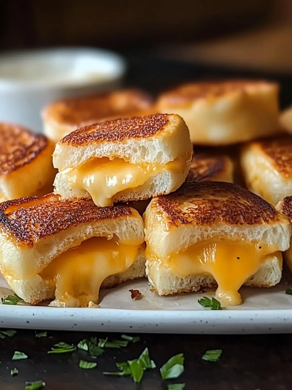 Mini Grilled Cheese Hawaiian Rolls for Cozy Nights In 4 Mini Grilled Cheese Hawaiian Rolls